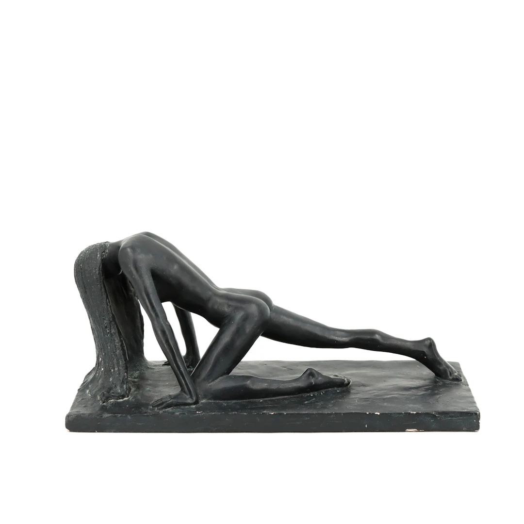 JEAN PIERRE RENARD. Skulptur, "Arising", bemålat gips, Austin Production