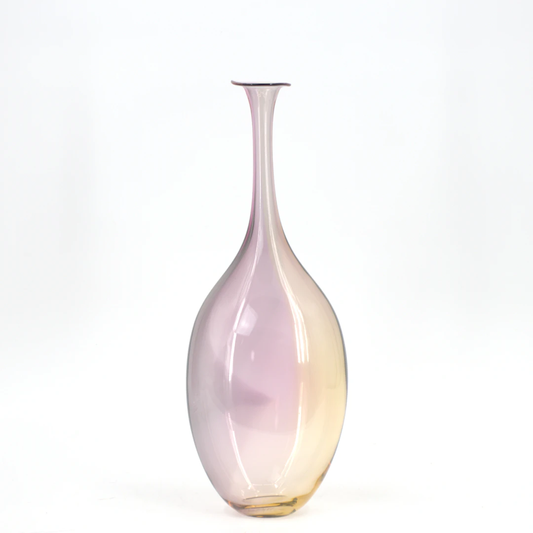 KJELL ENGMAN. Vas, "Fiji", glas, signerad, Kosta Boda.