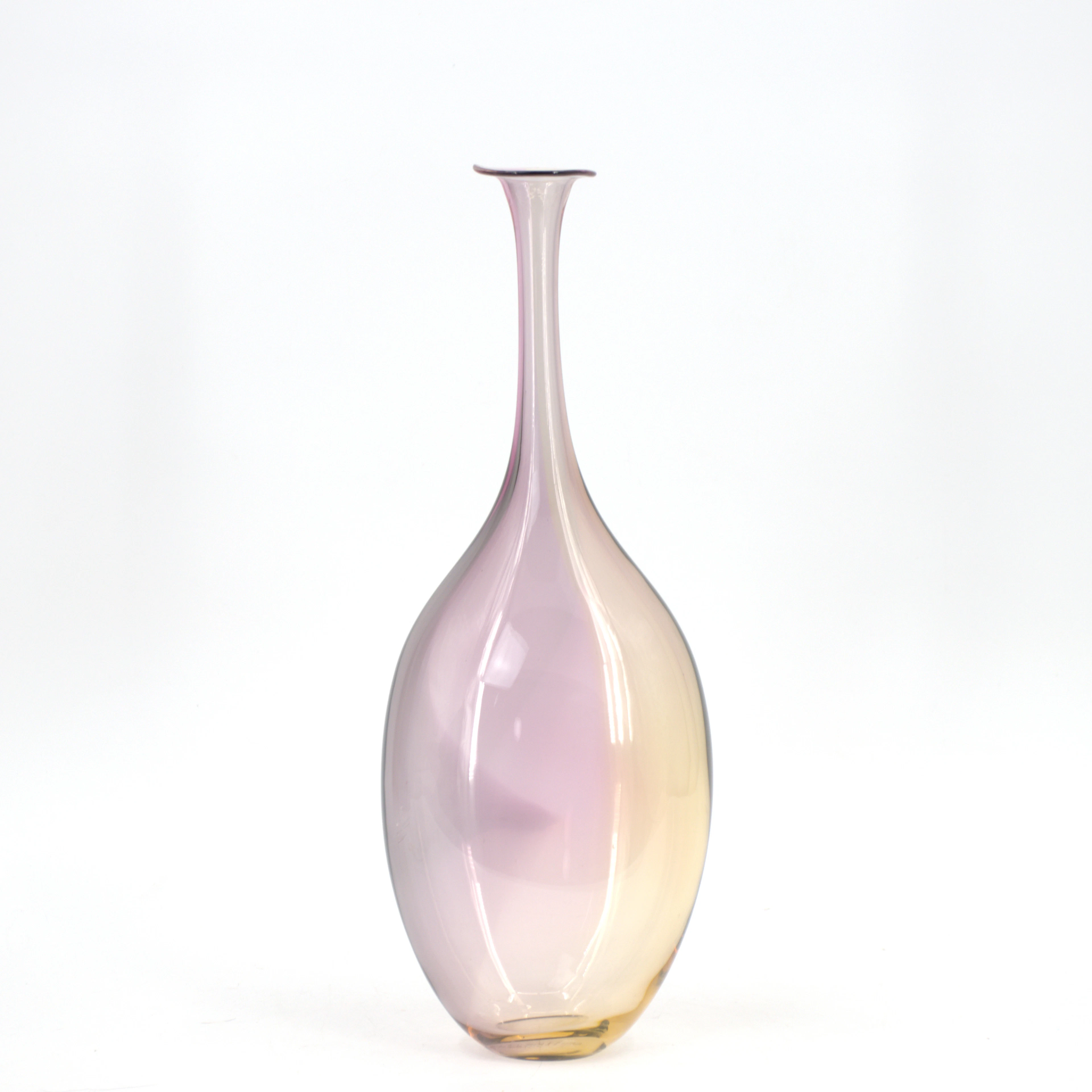 KJELL ENGMAN. Vas, "Fiji", glas, signerad, Kosta Boda.