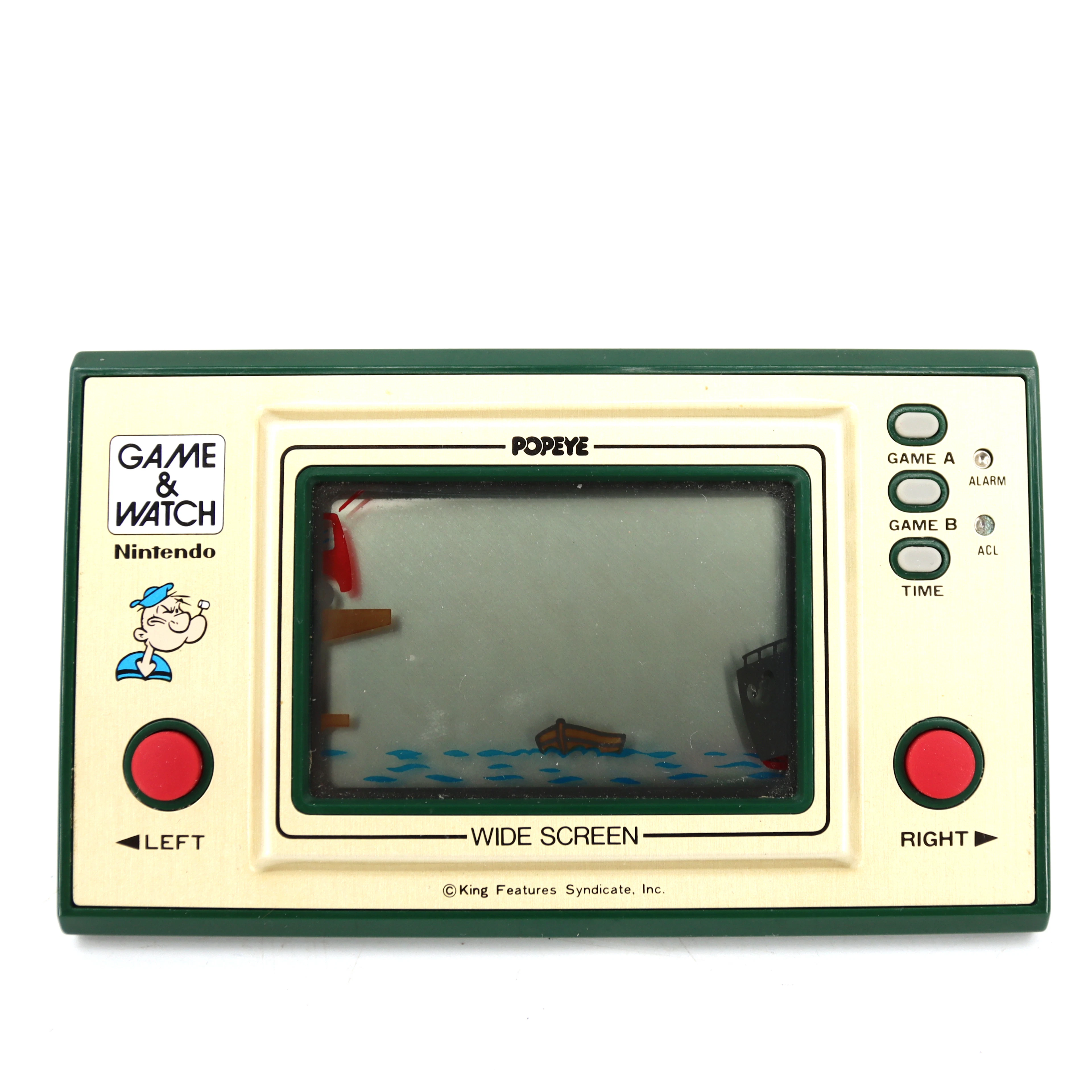 GAME & WATCH, "Popeye", i originalförpackning, Nintendo, Japan.