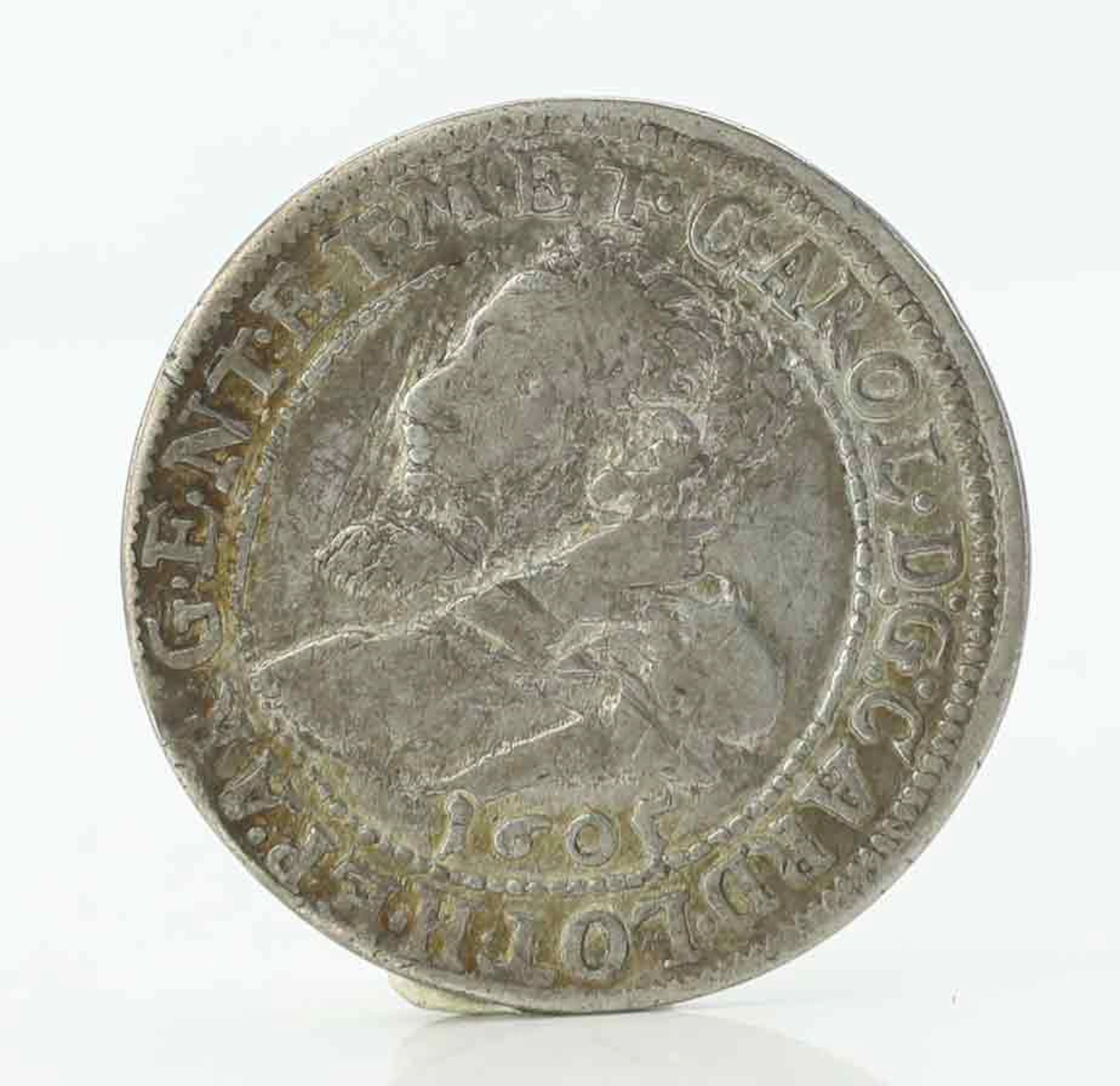 MYNT, 1/3 thaler, silver, Karl av Lothringen, Strasbourg, 1605.