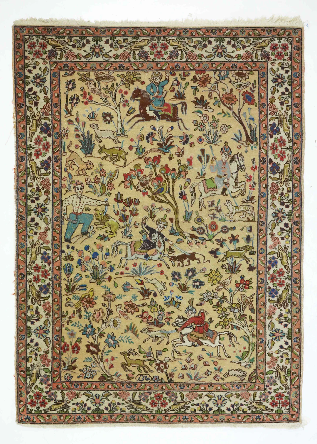 MATTA, möjligen Isfahan, 200x 138 cm, signerad, 1900-tal.