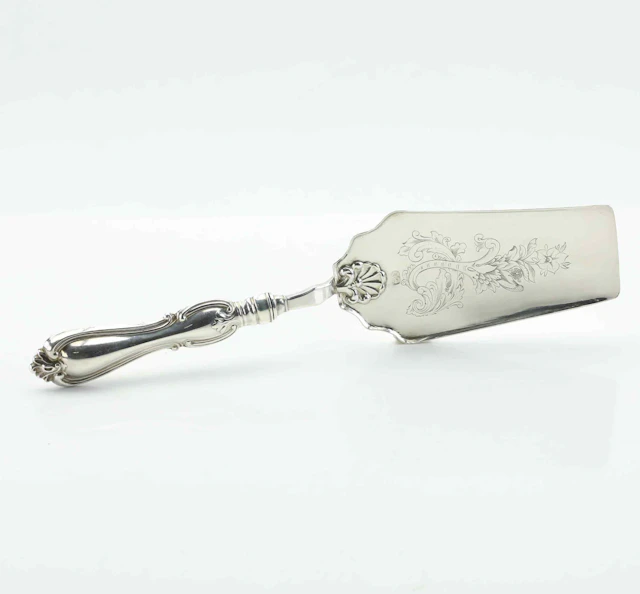 SMÖRGÅSSPADE, silver, Ernst Gustaf Markström, Uppsala, 1857.