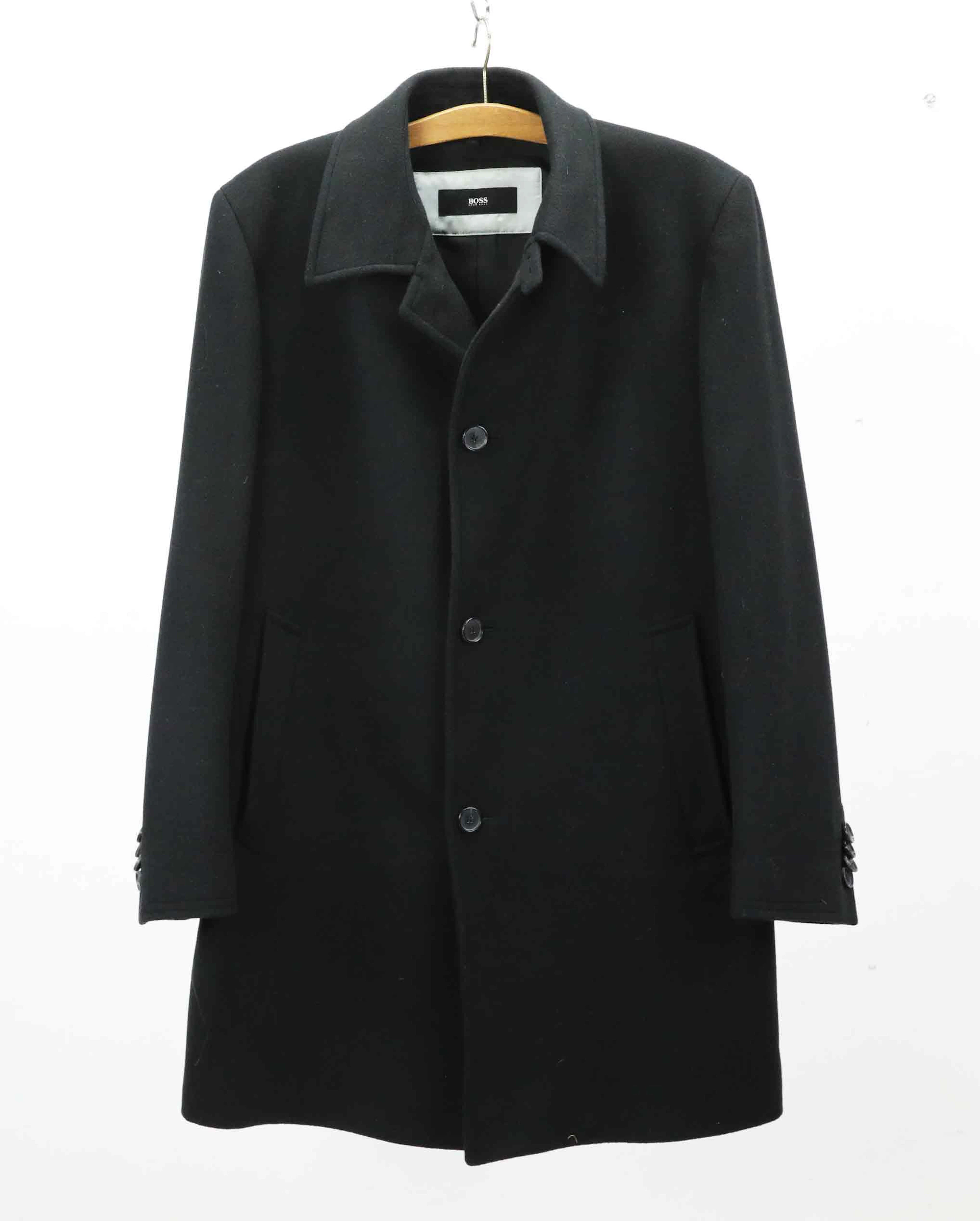HUGO BOSS. Rock, herr, stl UK 50, ull, 2000-tal.