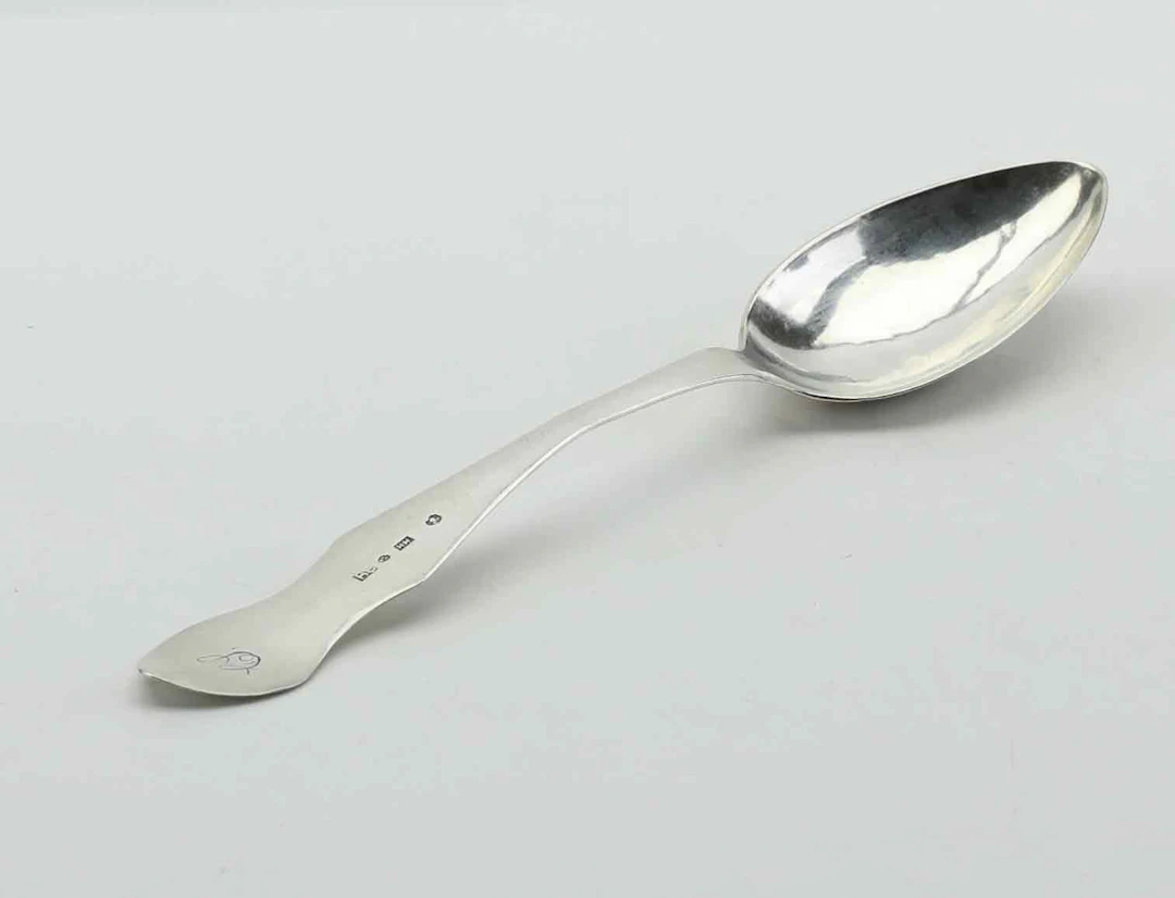 SKED MED FIOLSKAFT, silver, Henrik Hervander, Linköping, verksam 1801-1823.