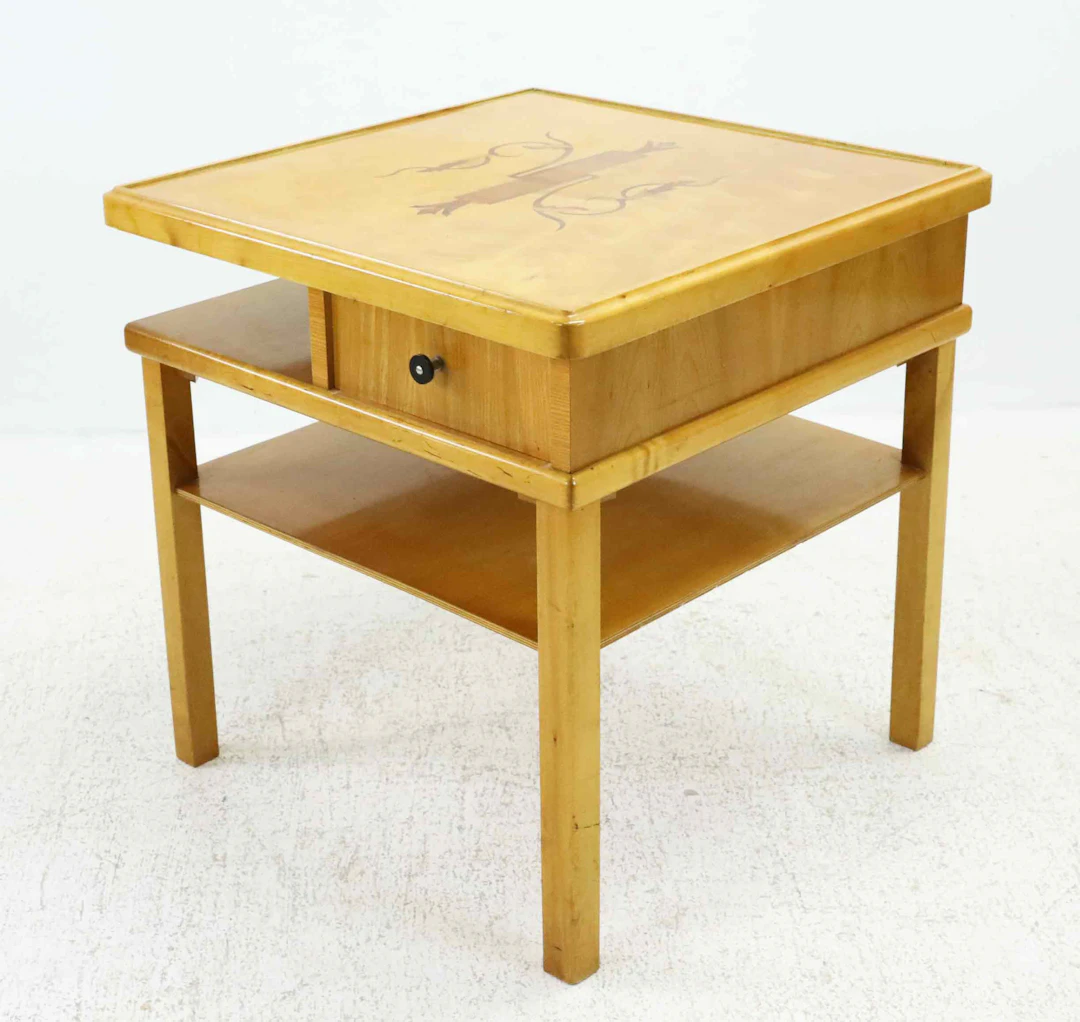 RÖKBORD, intarsia, Art Déco, 1930-tal.