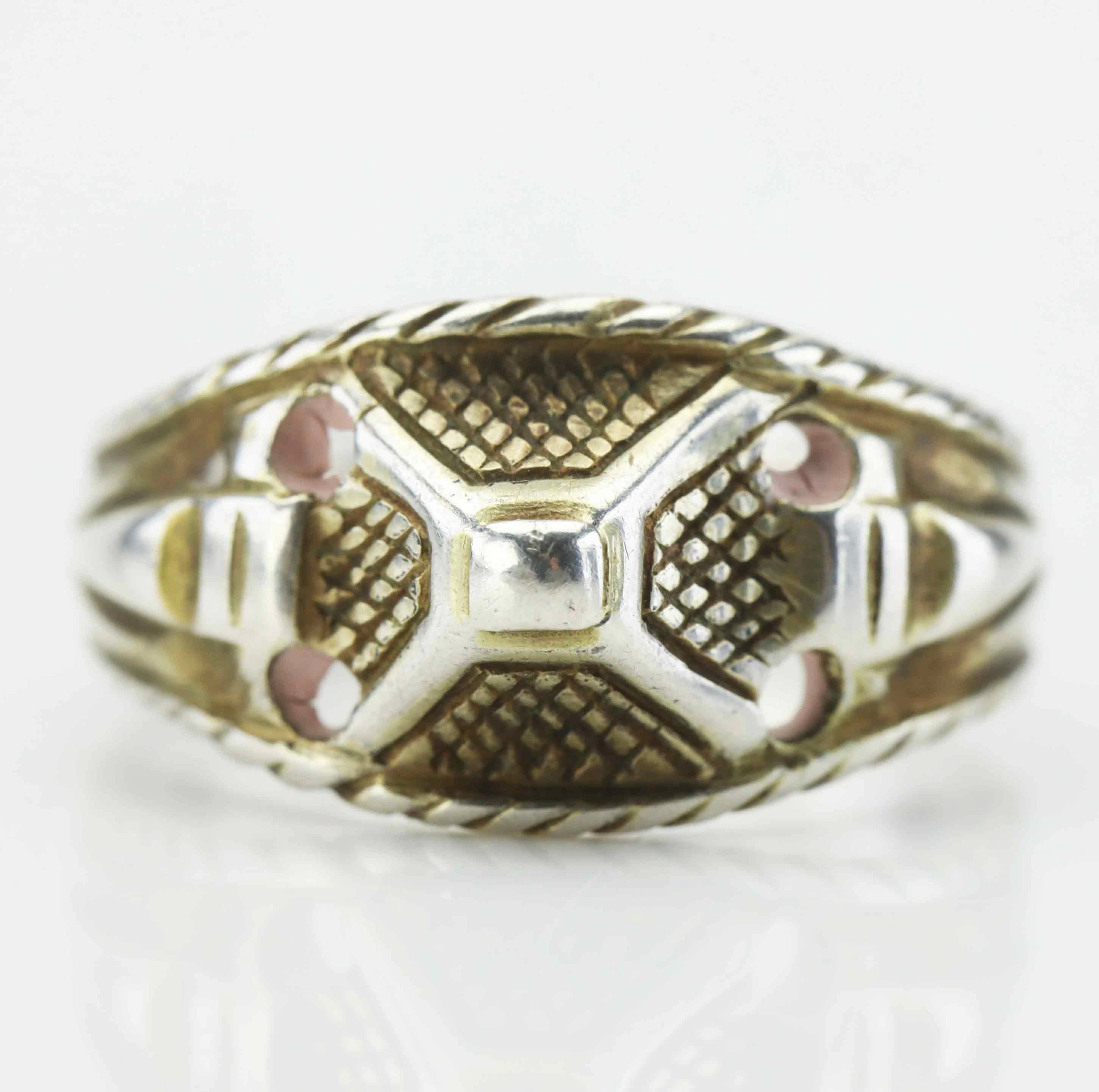 RING, sk "knoppring/knappring", förgyllt silver, Delsbo, Hälsingland