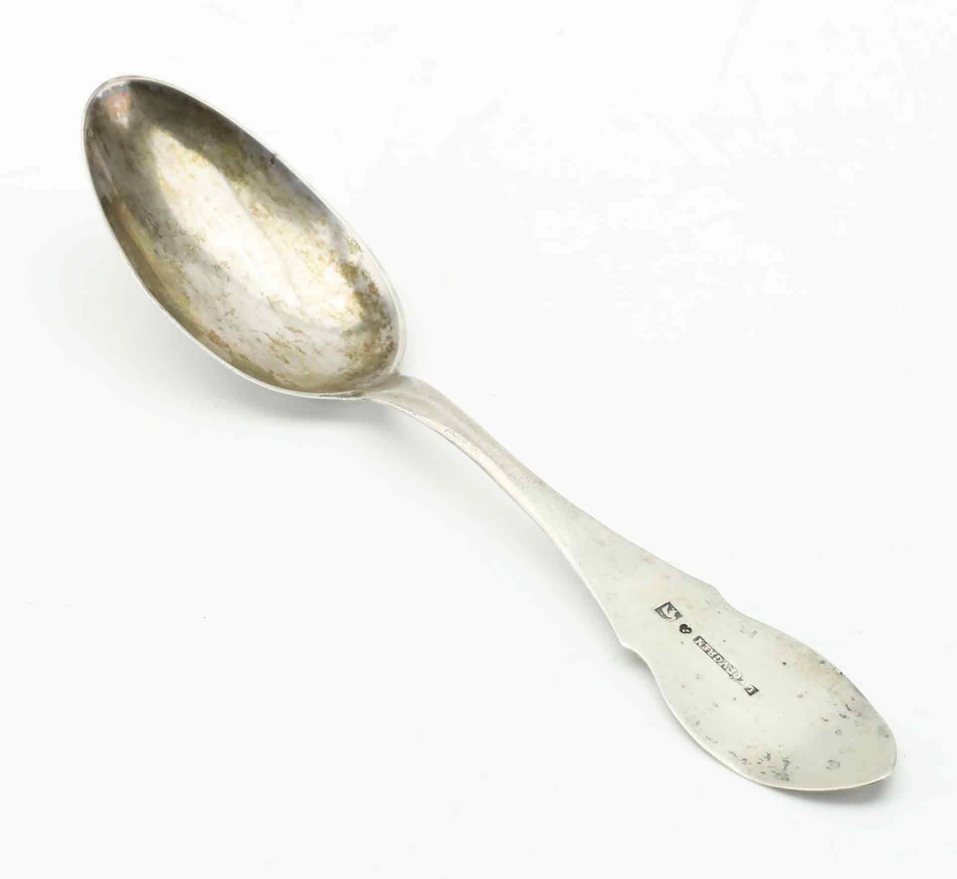 SKED MED FIOLSKAFT, silver, Lars Löfgren, Hudiksvall, (verksam 1797-1853).