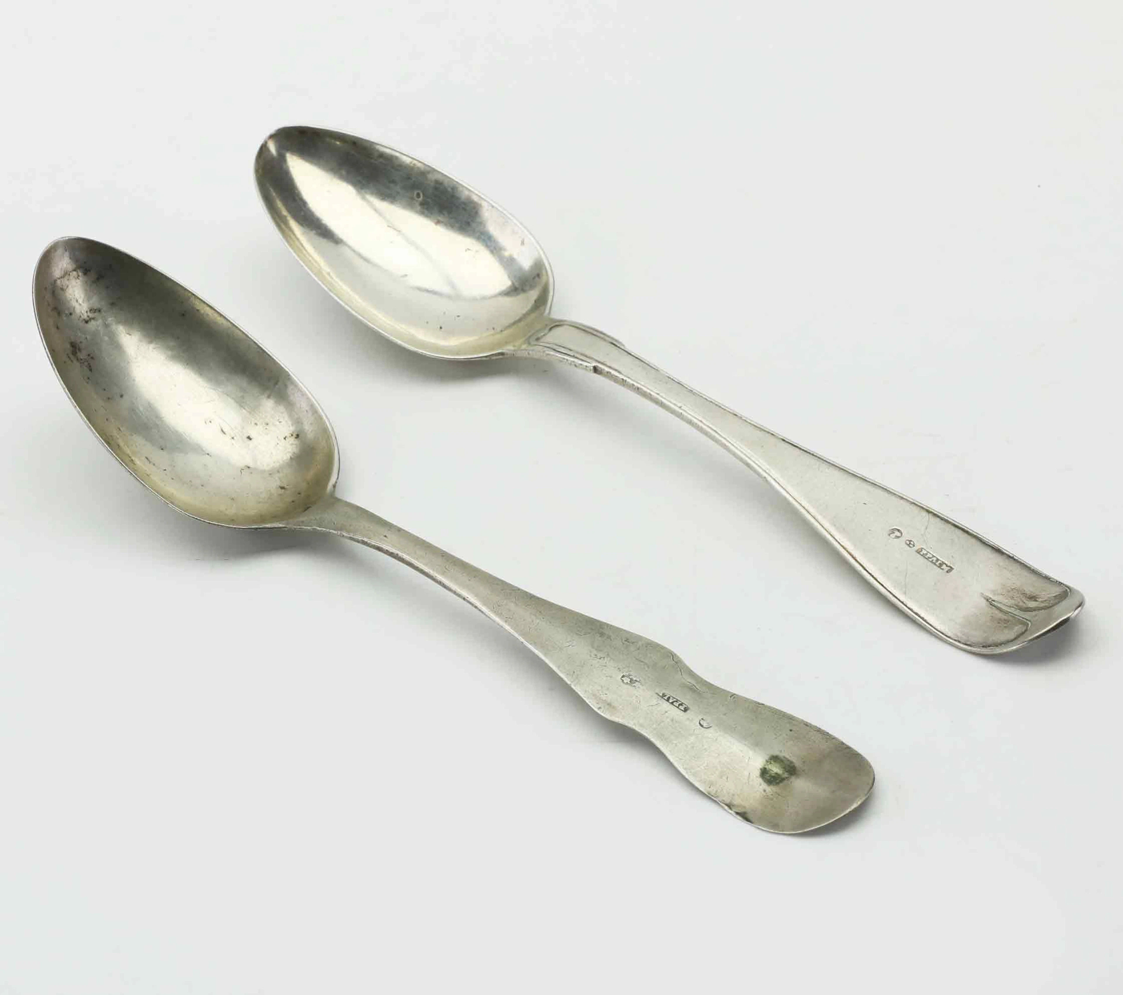 SKEDAR, 2 st, silver, Pehr Palm (1807-1820), Hudiksvall.
