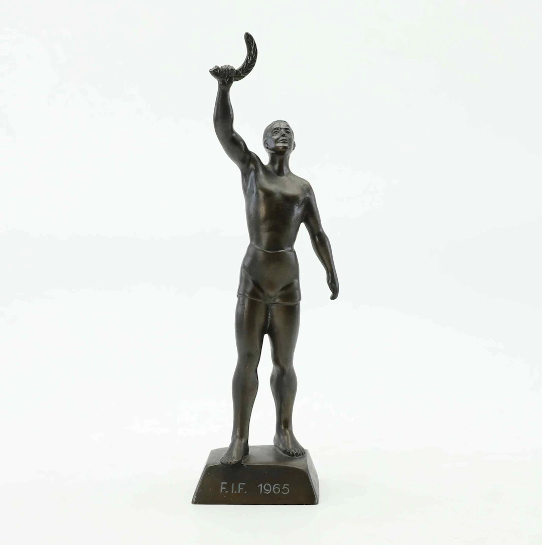 SKULPTUR, brons, Atlet, 1900-tal.