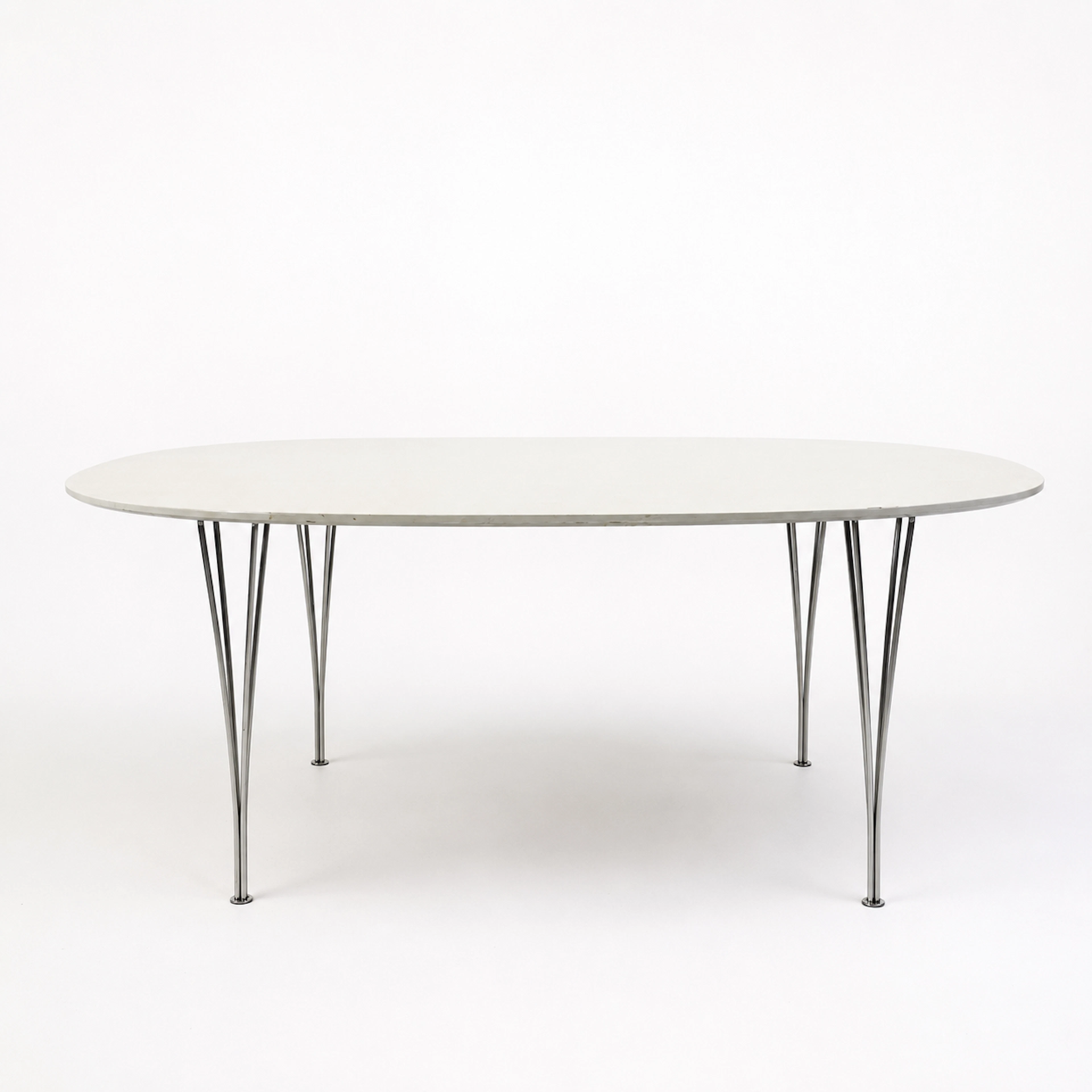 PIET HEIN & BRUNO MATHSSON. matbord, "Superellips", Fritz Hansen, Danmark 1981.
