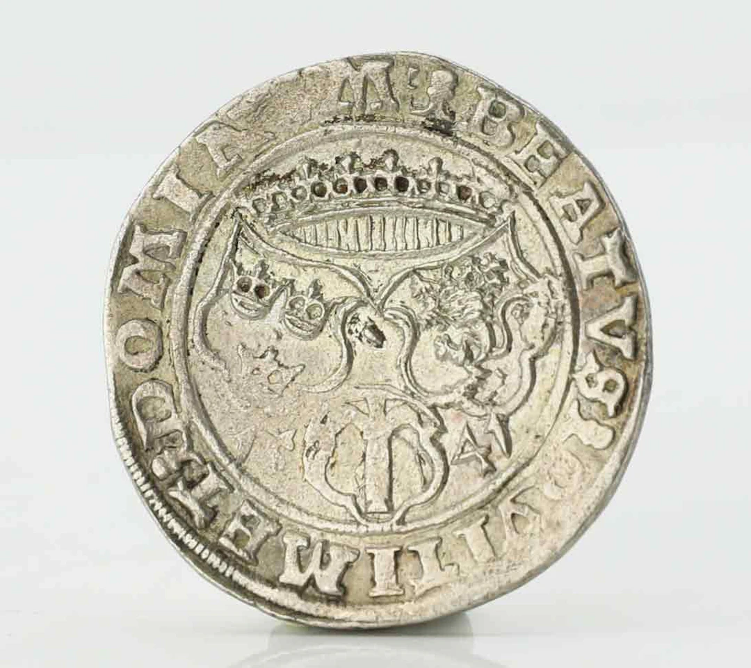 MYNT, 1 mark, silver, Gustav Vasa, 1541, Sverige.
