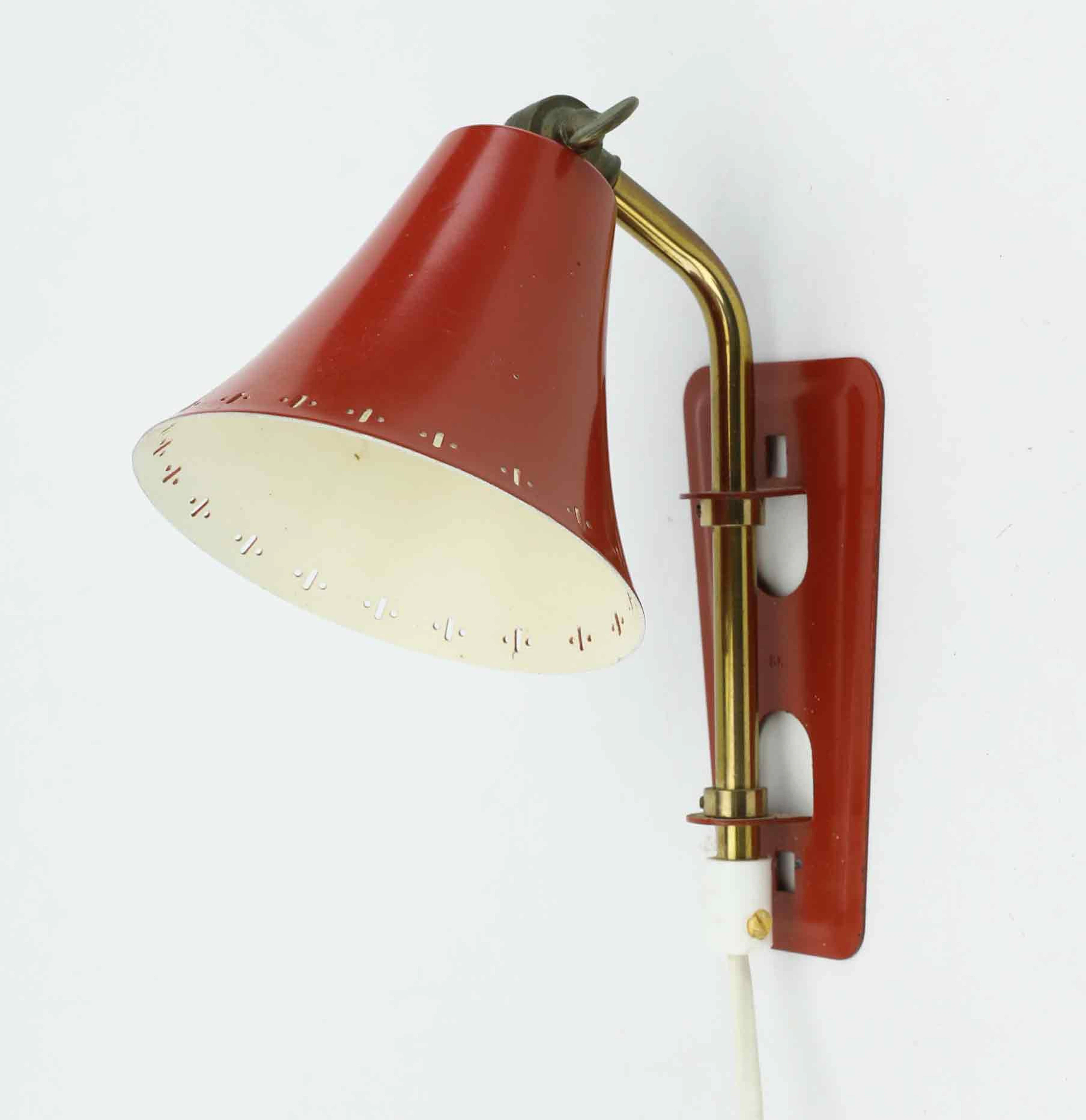 VÄGGLAMPA, GK Typ 28, 1940/50-tal.