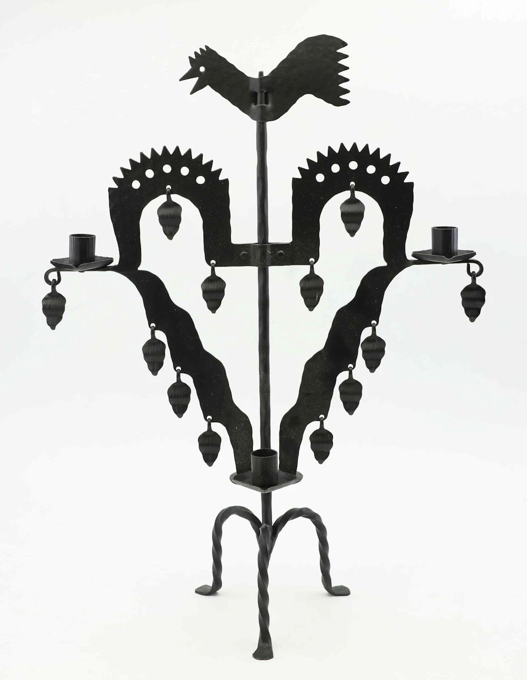 LJUSSTAKE, "Tuppastake",smide, Käck & Hedby, Leksand, 1900-tal.