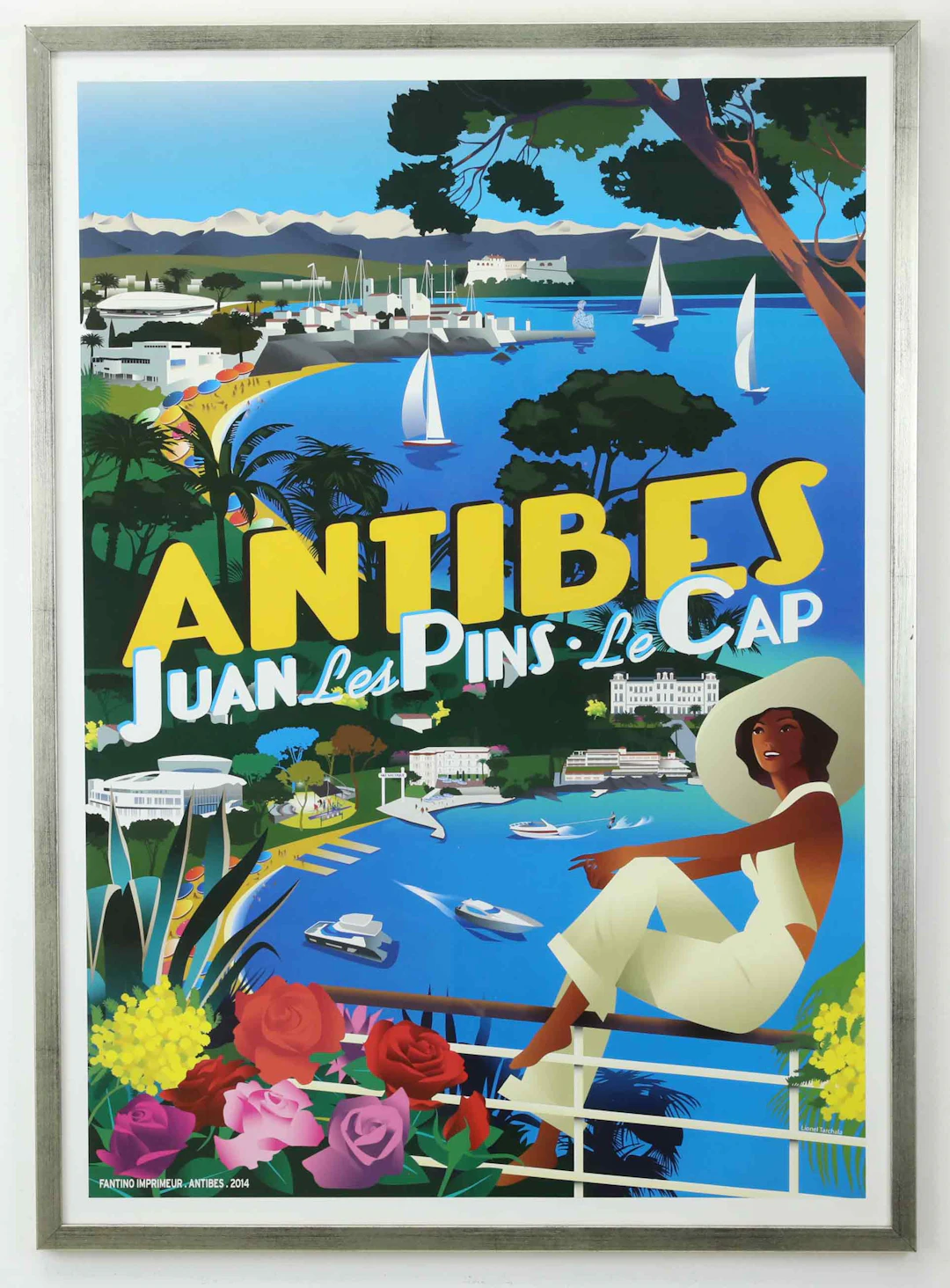 LIONEL TARCHALA (FRANKRIKE, F. 1973). poster, Antibes – Juan les Pins