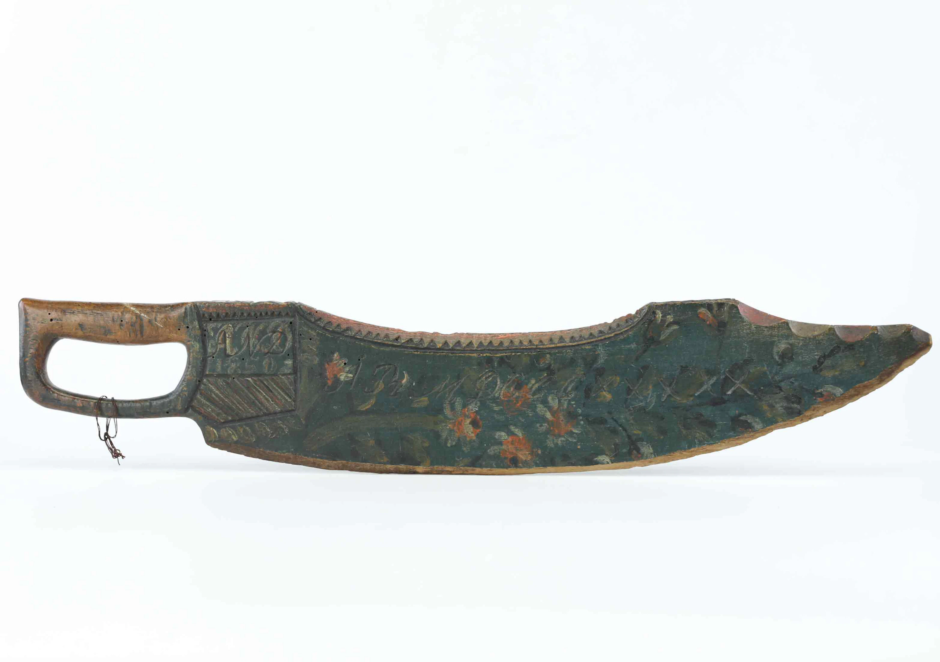 SKÄKTKNIV, allmoge, 1800-tal.