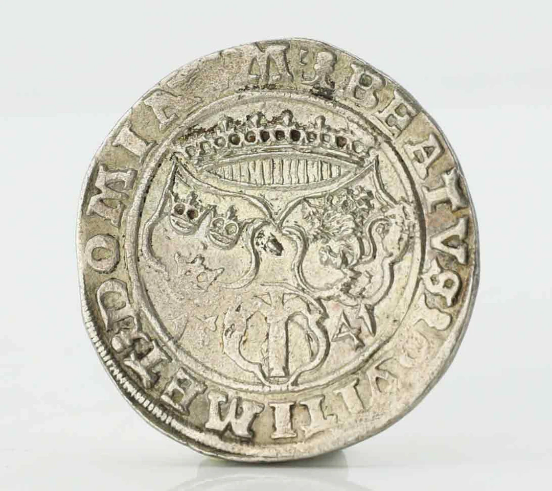MYNT, 1 mark, silver, Gustav Vasa, 1541, Sverige.