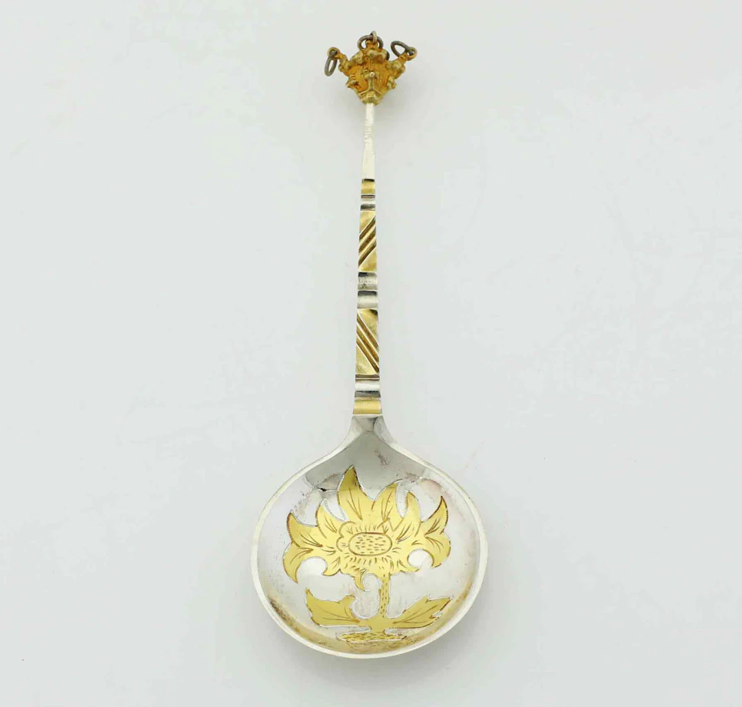 BRÄNNVINSSKED, Silver, Bror Carlsson, Hudiksvall, 1986.