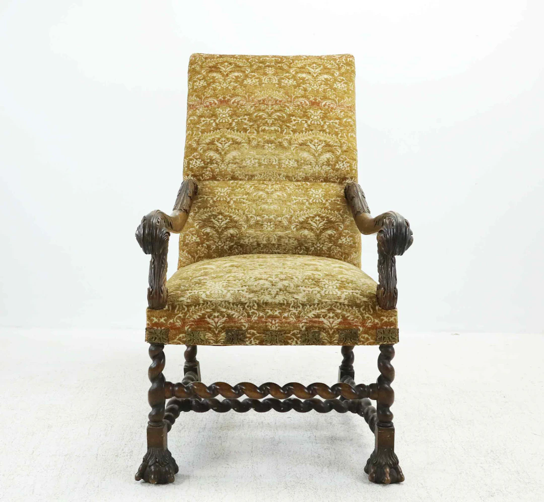 KARMSTOL, Barockstil, 18/1900-tal.