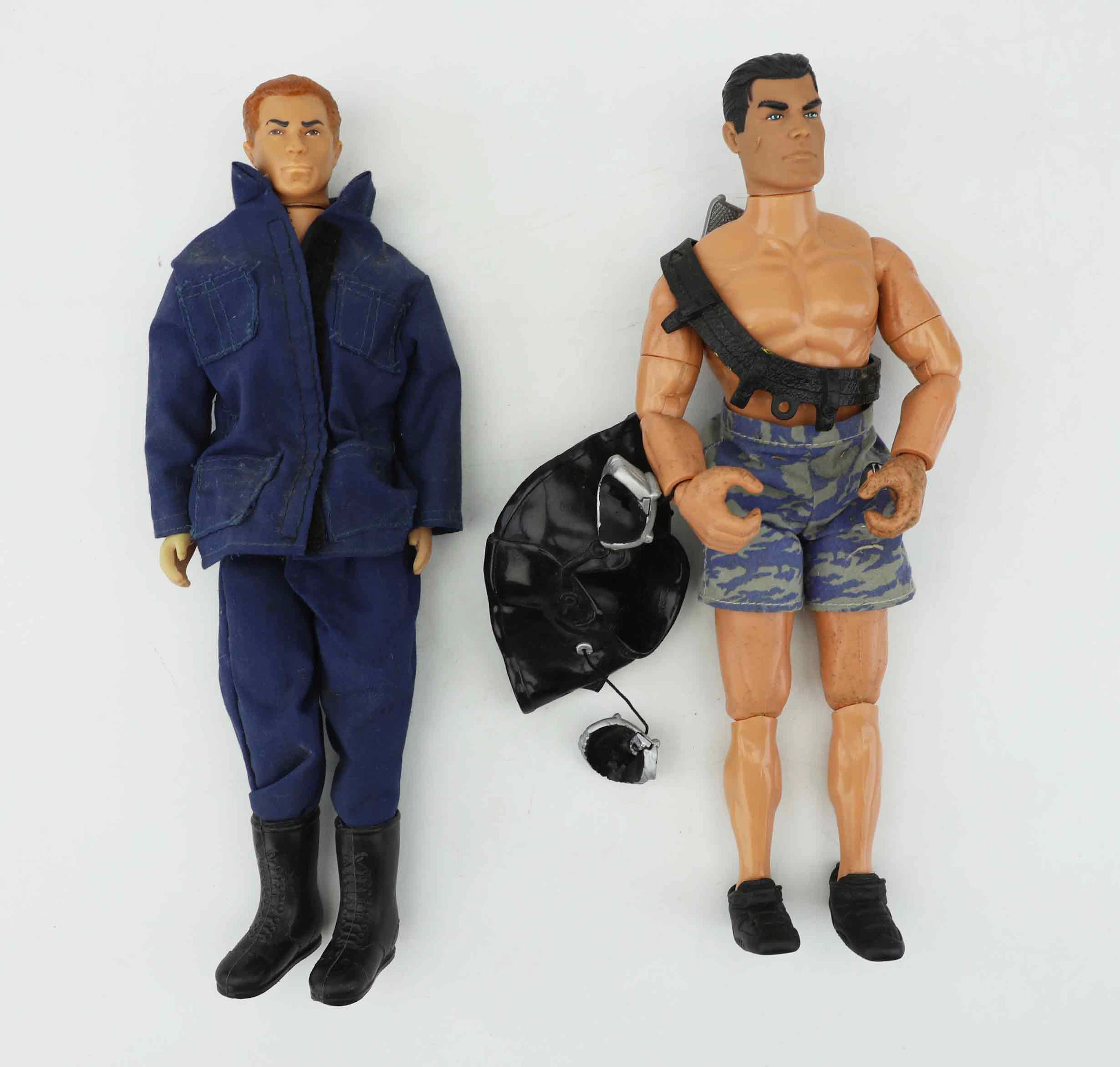 ACTION MAN. leksaker, 2 st, Hasbro International Inc, 1996, Totsy 1993.