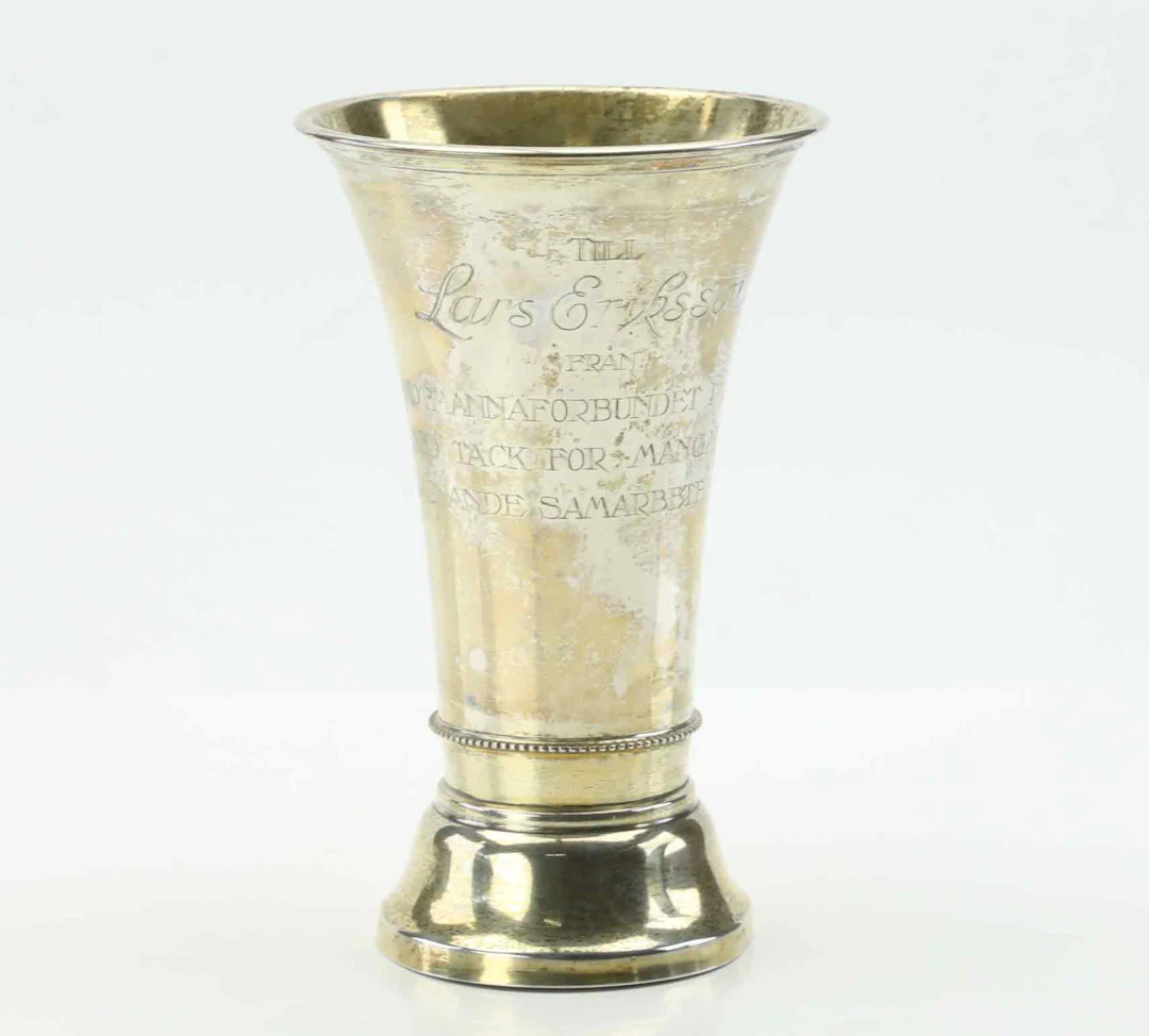 BÄGARE, silver, Karl Anderson, Stockholm, 1915.