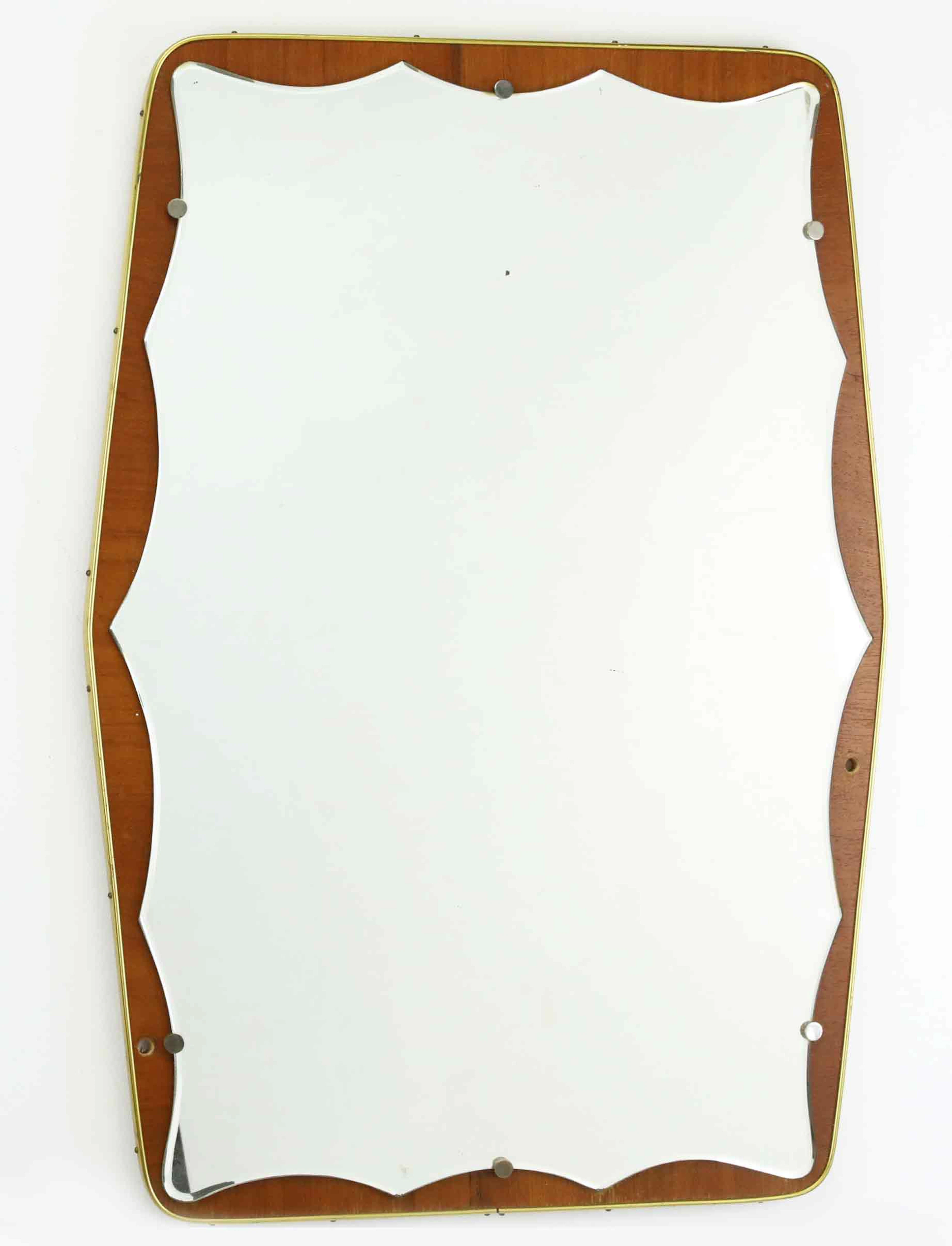 SPEGEL, teak, Swedish Modern, 1940/50-tal.