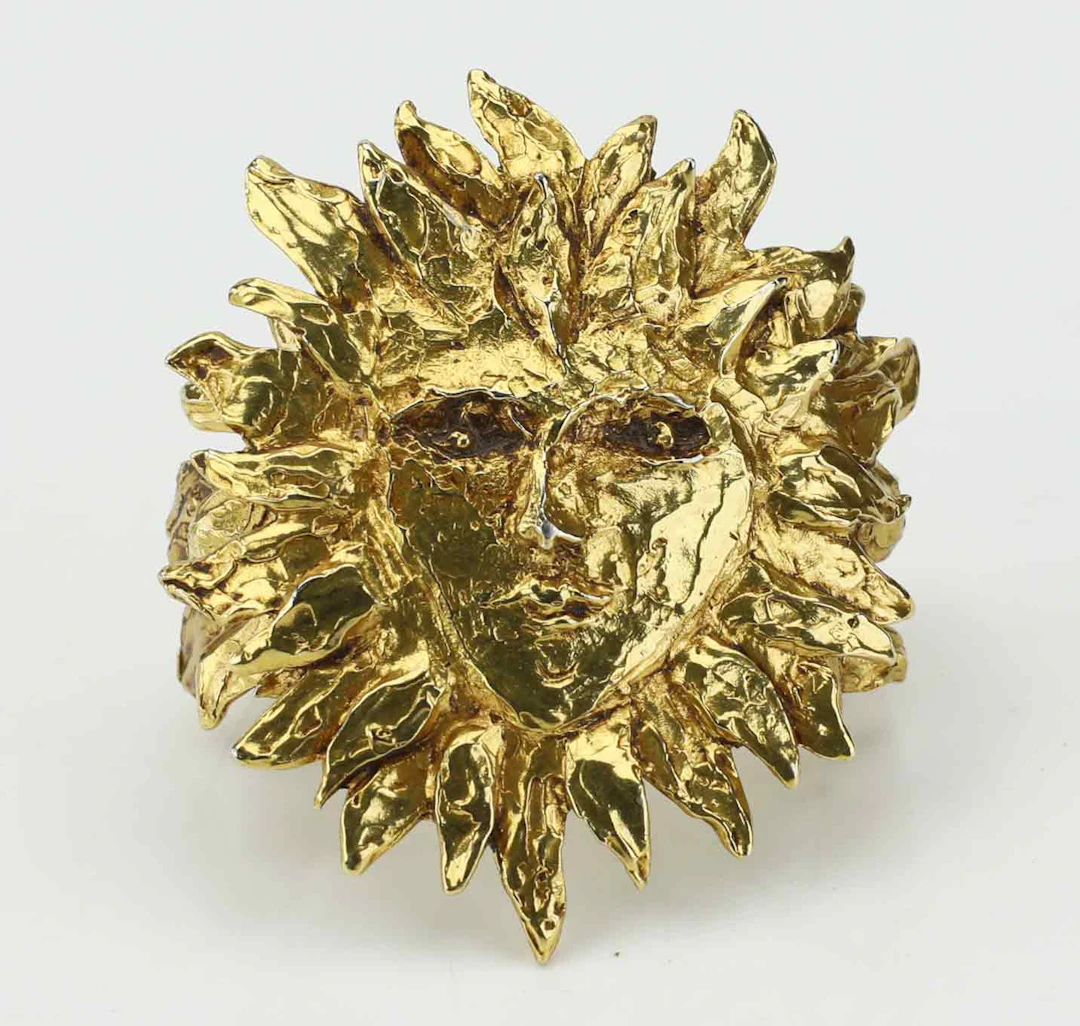 YVES SAINT LAURENT. Armband, Robert Goossens, Sunface, Made In France