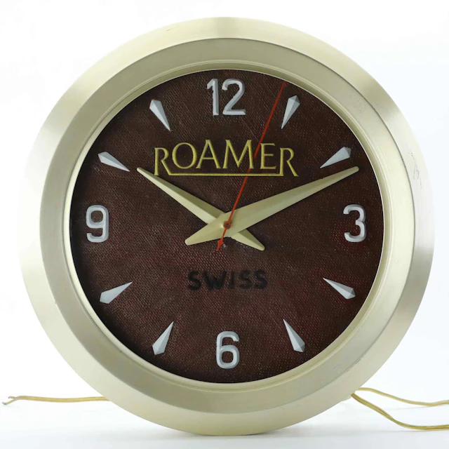 VÄGGUR, Roamer, Beluma Basel, Swiss made, 1950/60-tal.