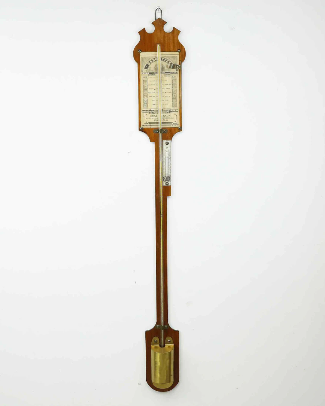 BAROMETER, Gust Nilsson, optisk och meteorologisk instrumentmakare