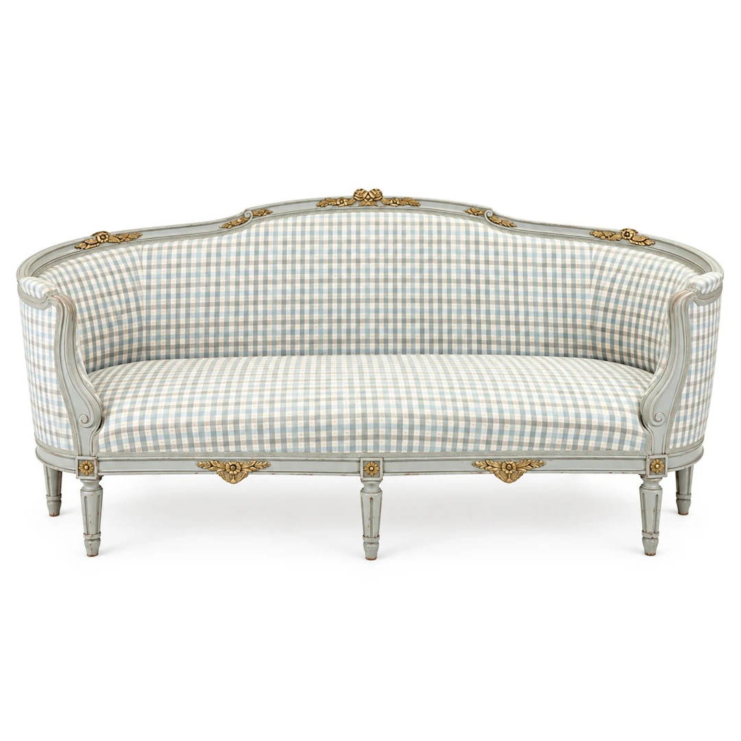 SOFFA, baljmodell, gustaviansk-stil, 18/1900-tal.
