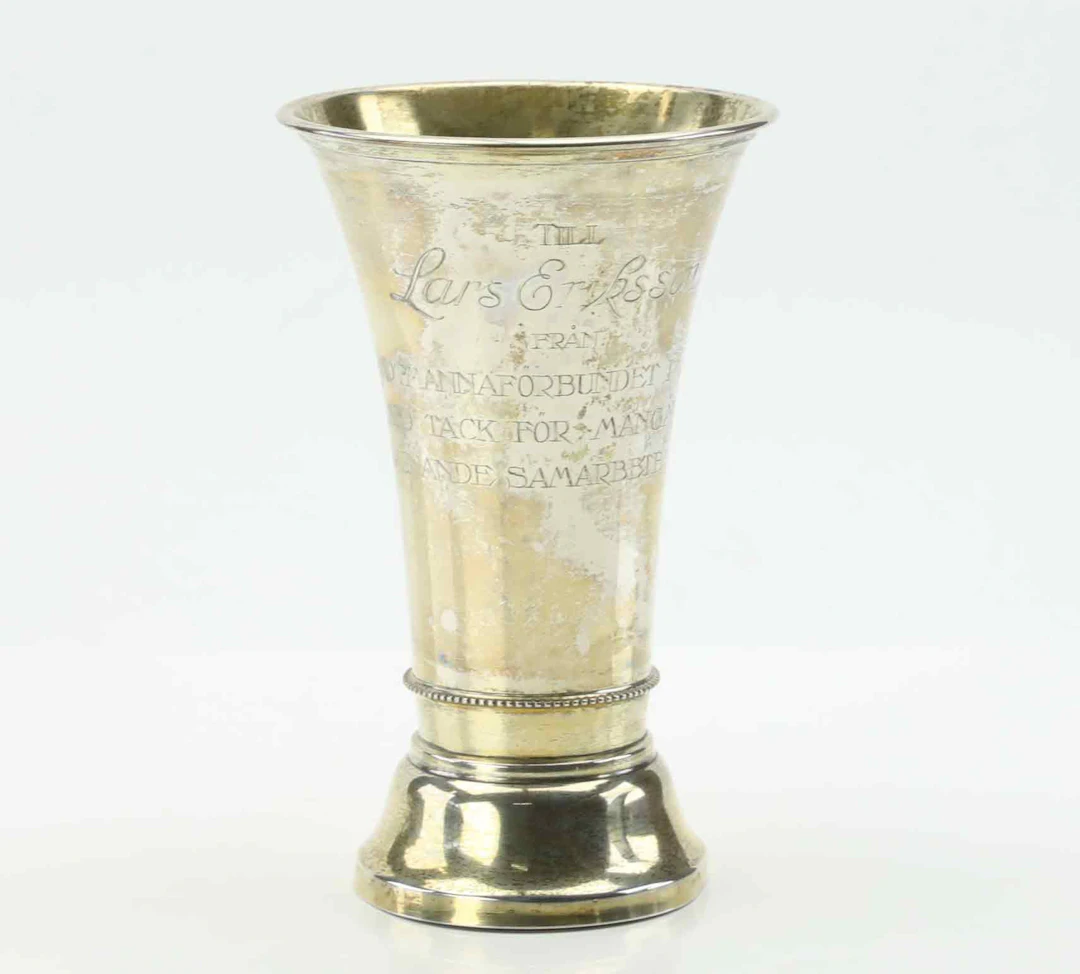 BÄGARE, silver, Karl Anderson, Stockholm, 1915.