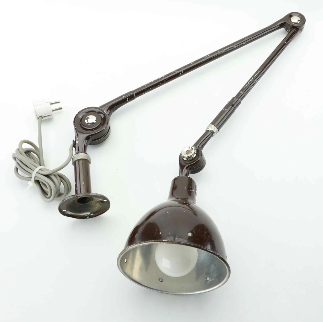 VÄGGLAMPA/INDUSTRILAMPA, plåt, PeFeGe, E.G. Eriksson Mekaniska Verkstad