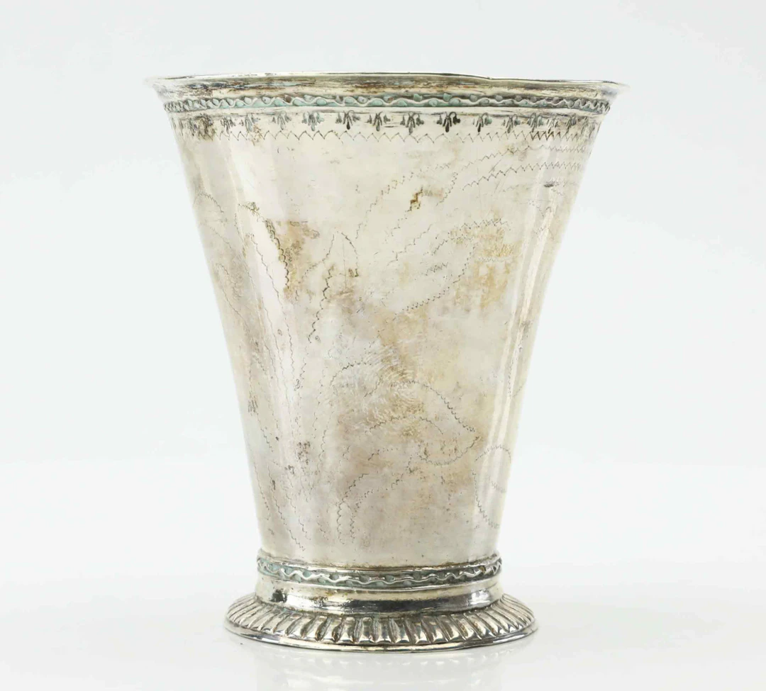 CHRISTOFFER BAUMAN. bägare, silver, Hudiksvall, 1761.