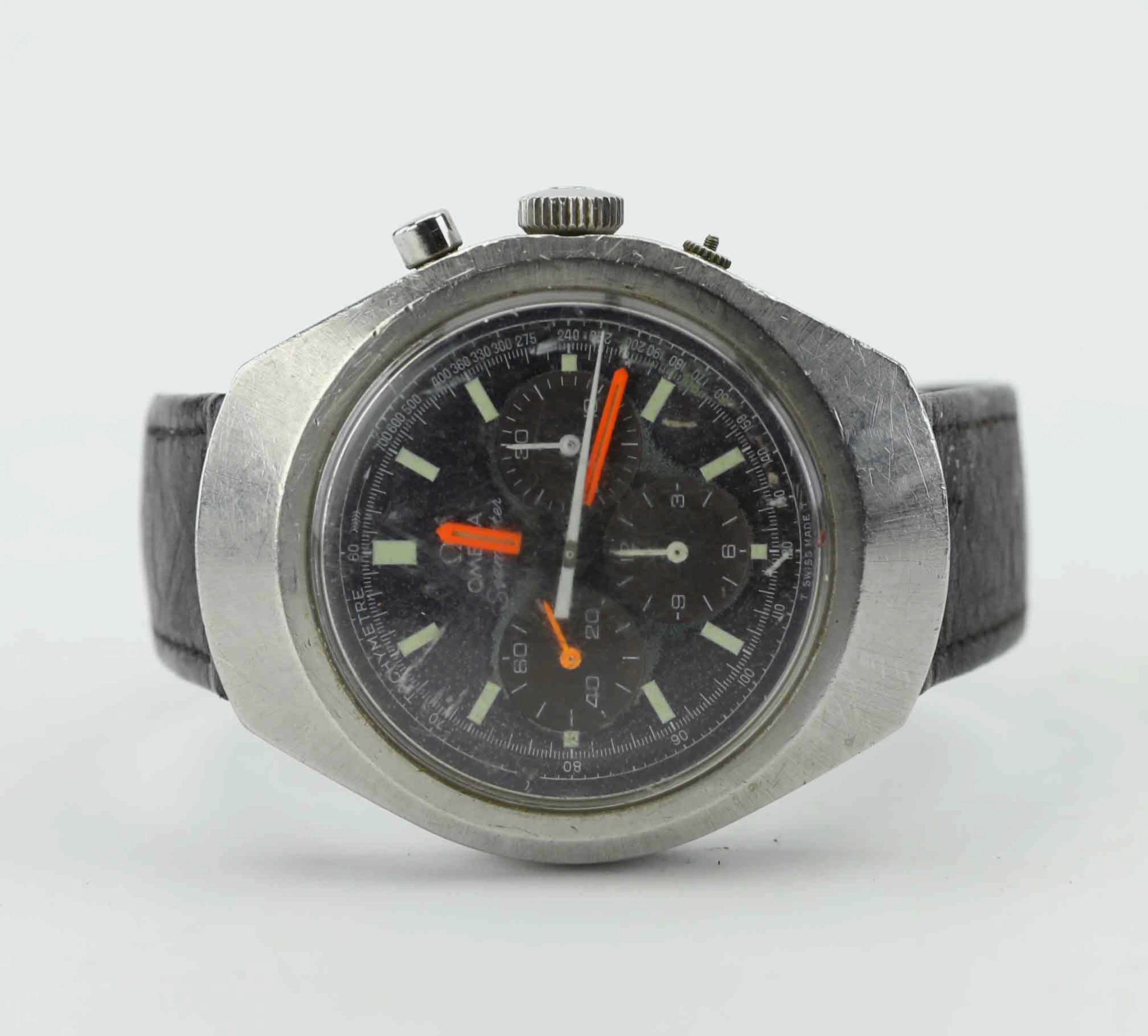 ARMBANDUR, Omega Seamaster, "Flat Jedi", Chronograph.