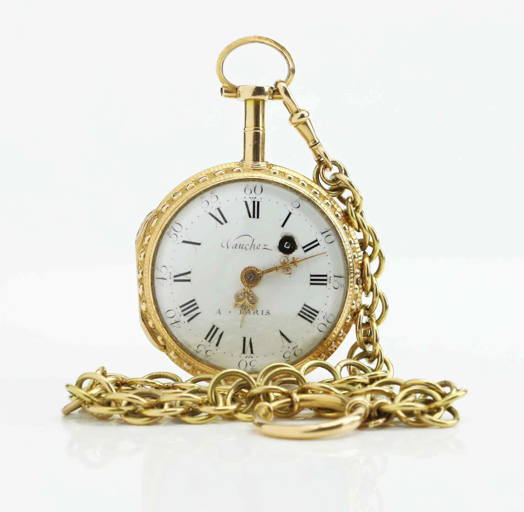 FICKUR, guld 18K, Vauchez à Paris, Frankrike, ca 1780–1820.