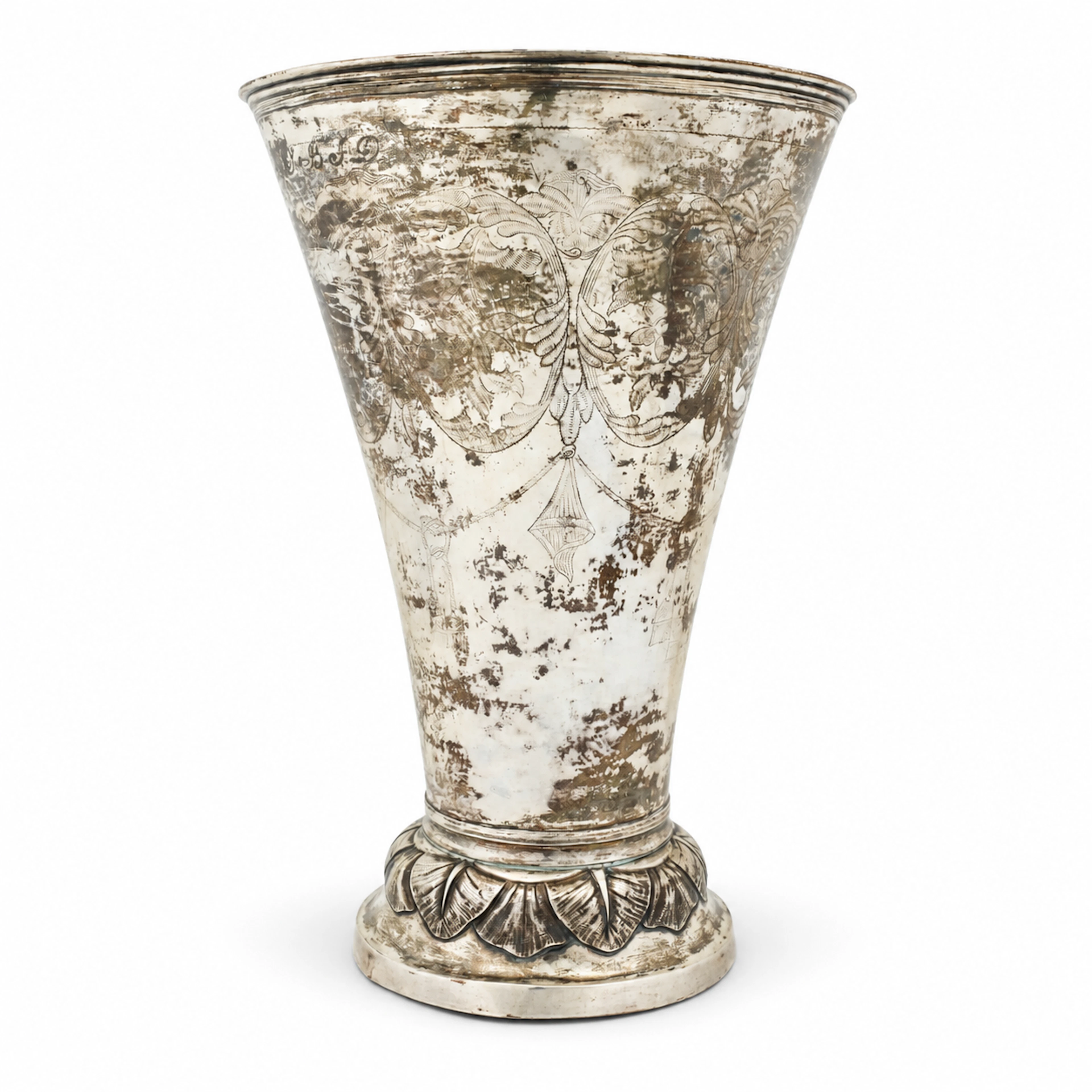 LARS LÖFGREN. bägare, silver, Hudiksvall, verksam 1797-1853.