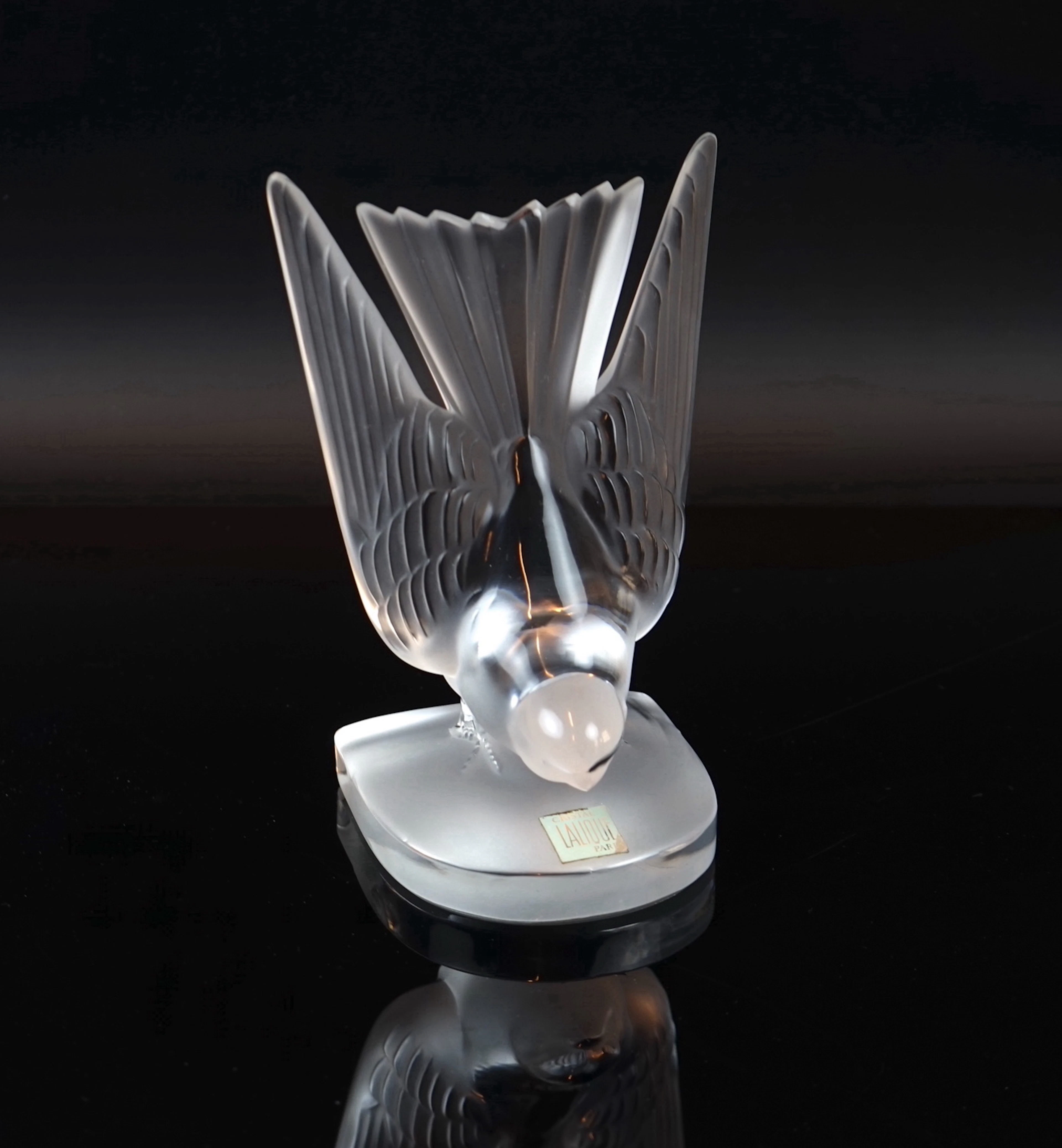 Figurin, cristal, Lalique, Francia.