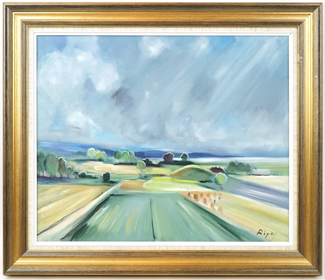 Hans Ripa, Öl auf Leinwand, signiert, 1944.