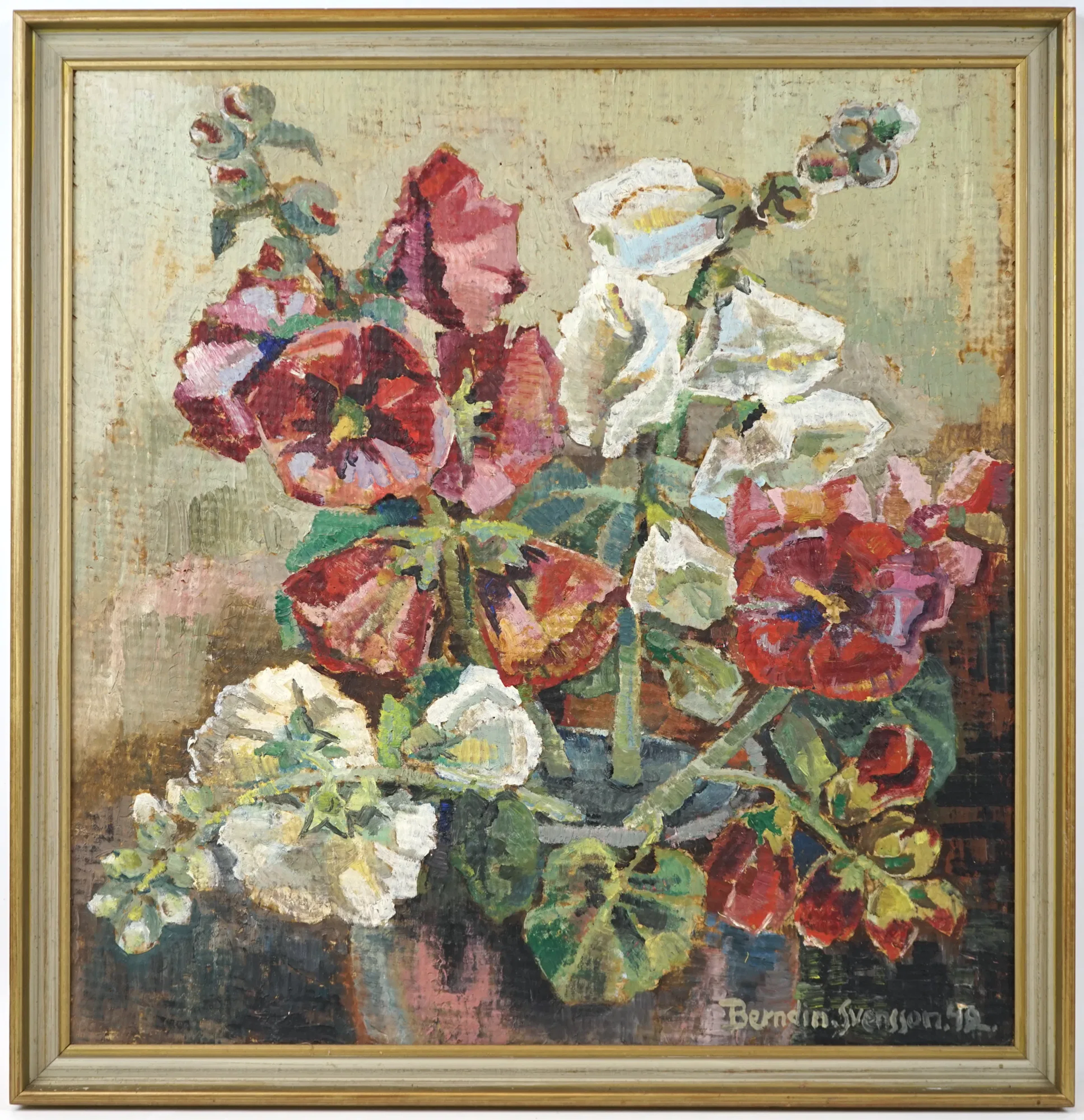 Inga Berndin-Svensson, an oil on panel, signed, 1942.