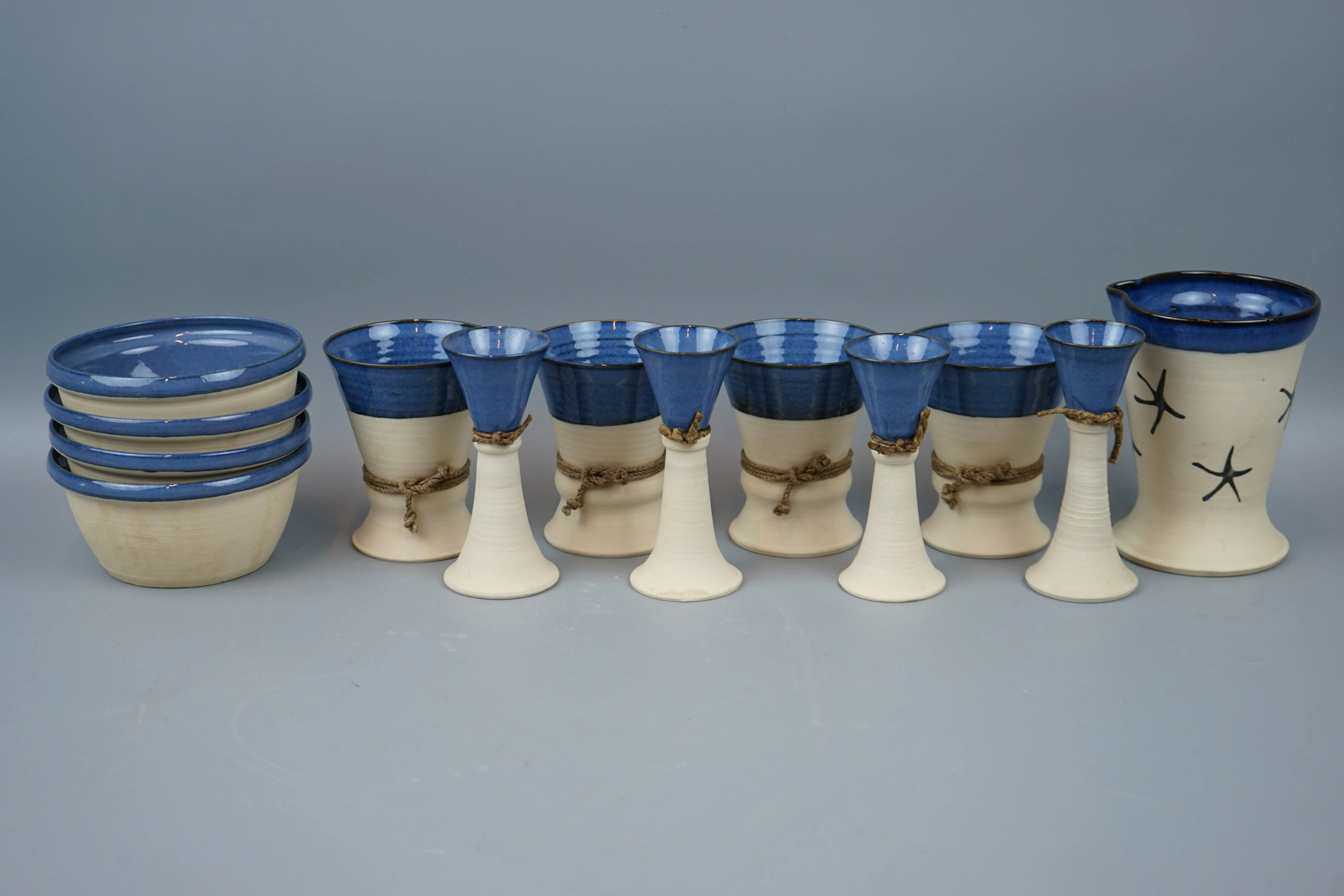 Ceramics, 13 pieces, Kia on Utö.