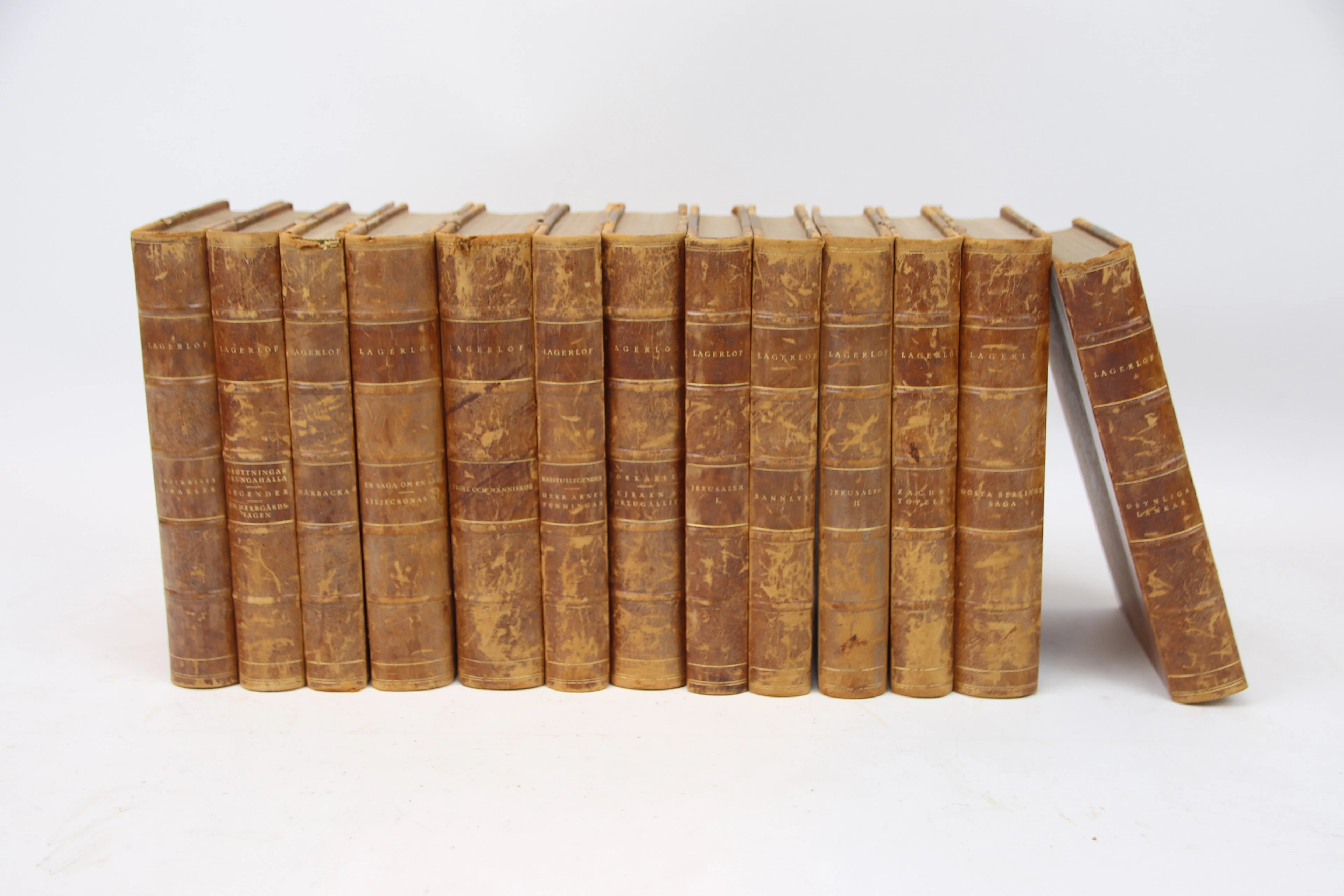 Selma Lagerlöf, 14 bande mezzo-francesi, Bonniers 1924.