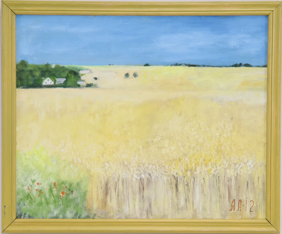 Agne Andersson, oil on panel, signed, dated -12.