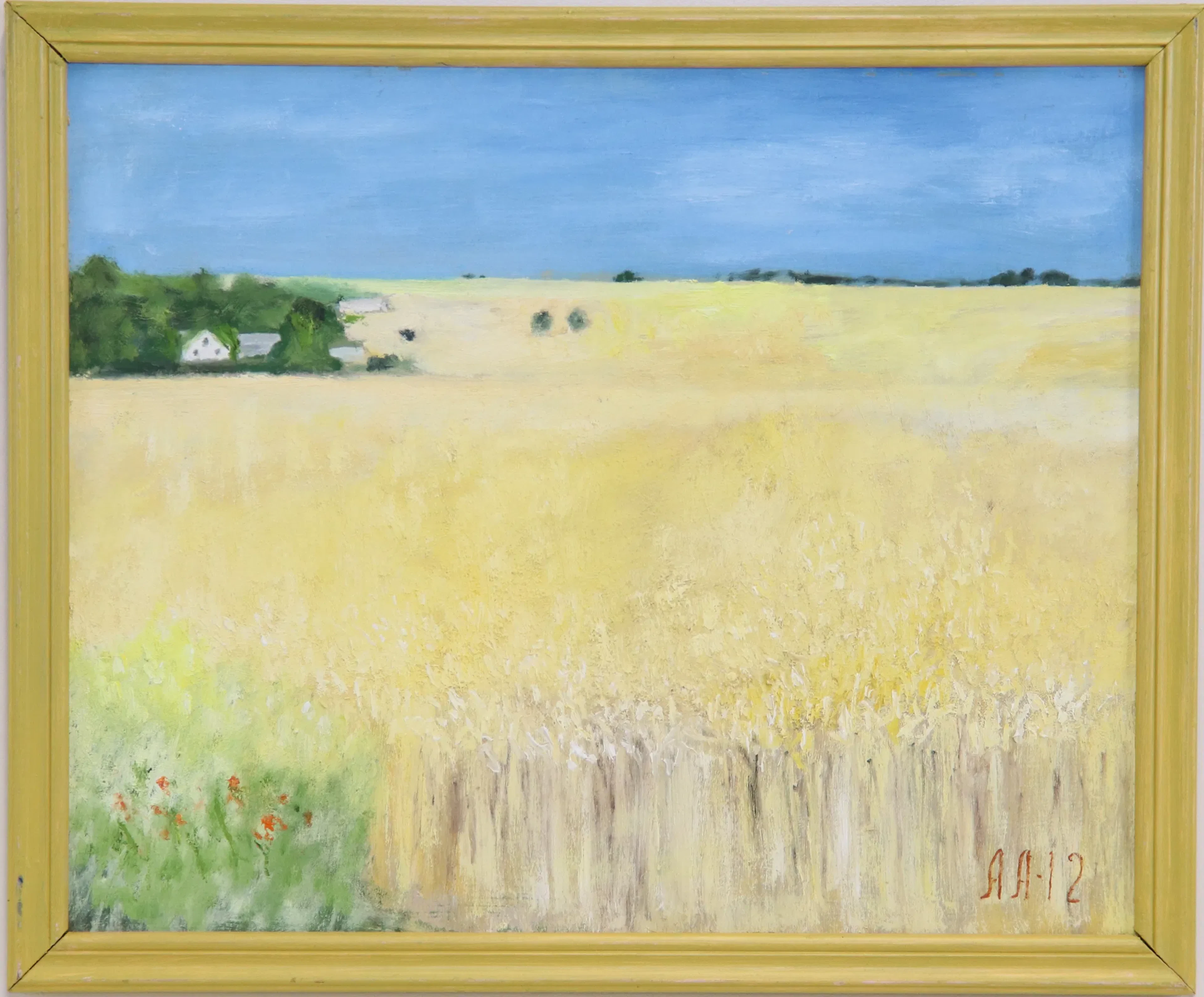 Agne Andersson, oil on panel, signed, dated -12.