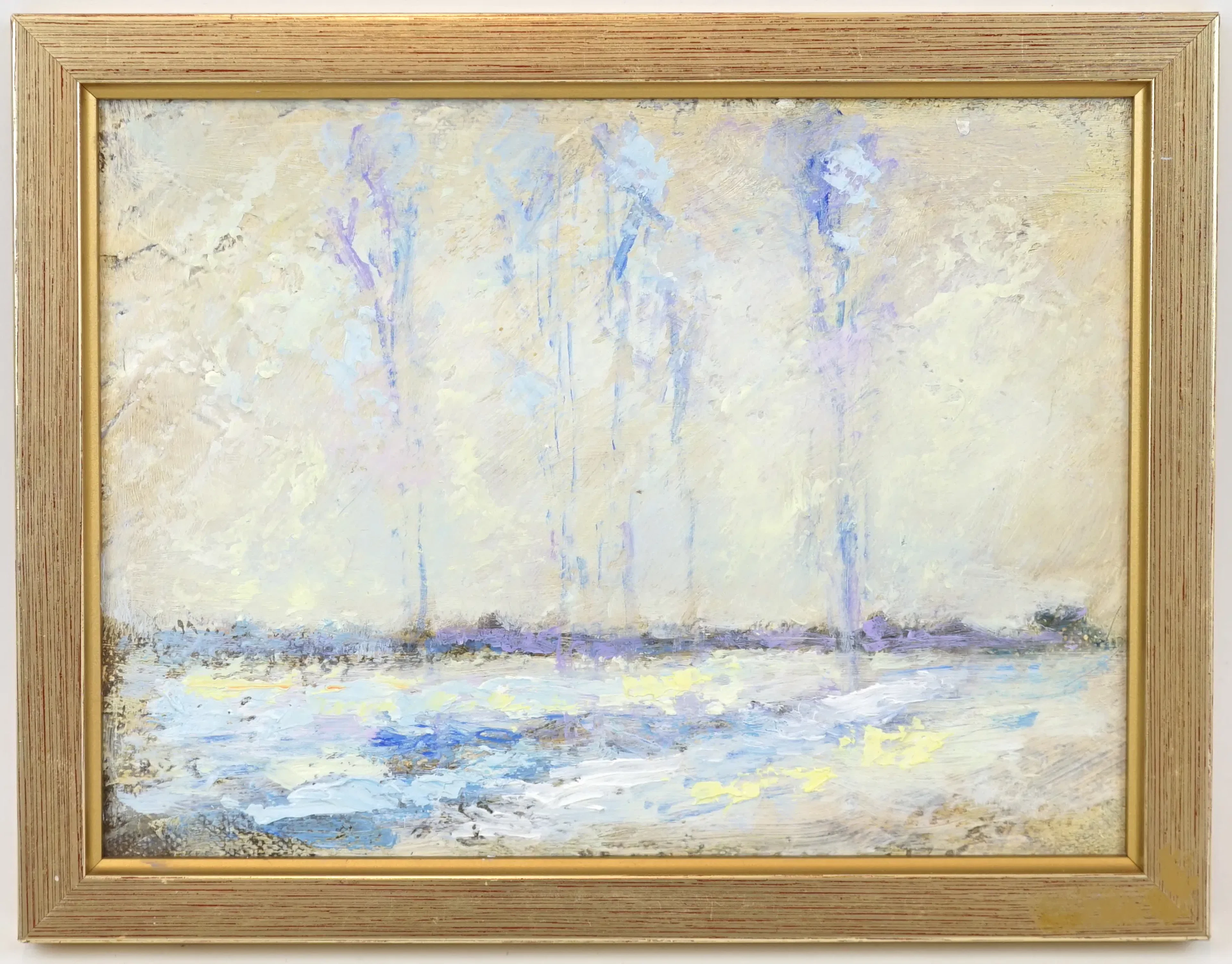 Lars Eliasson, oil on panel, signed on verse, 1988.