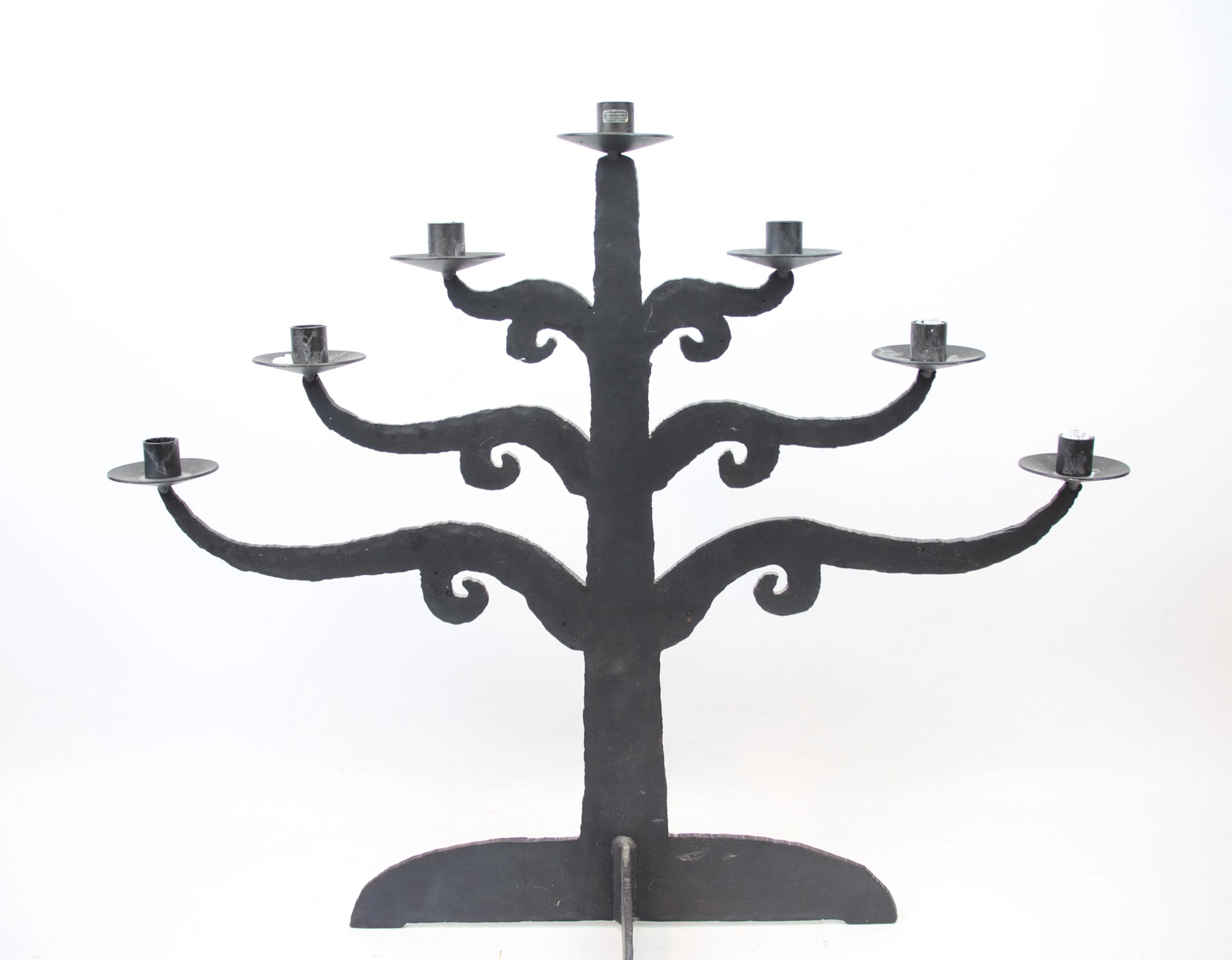 Bertil Vallien, candelabro de suelo, hierro forjado, Boda.