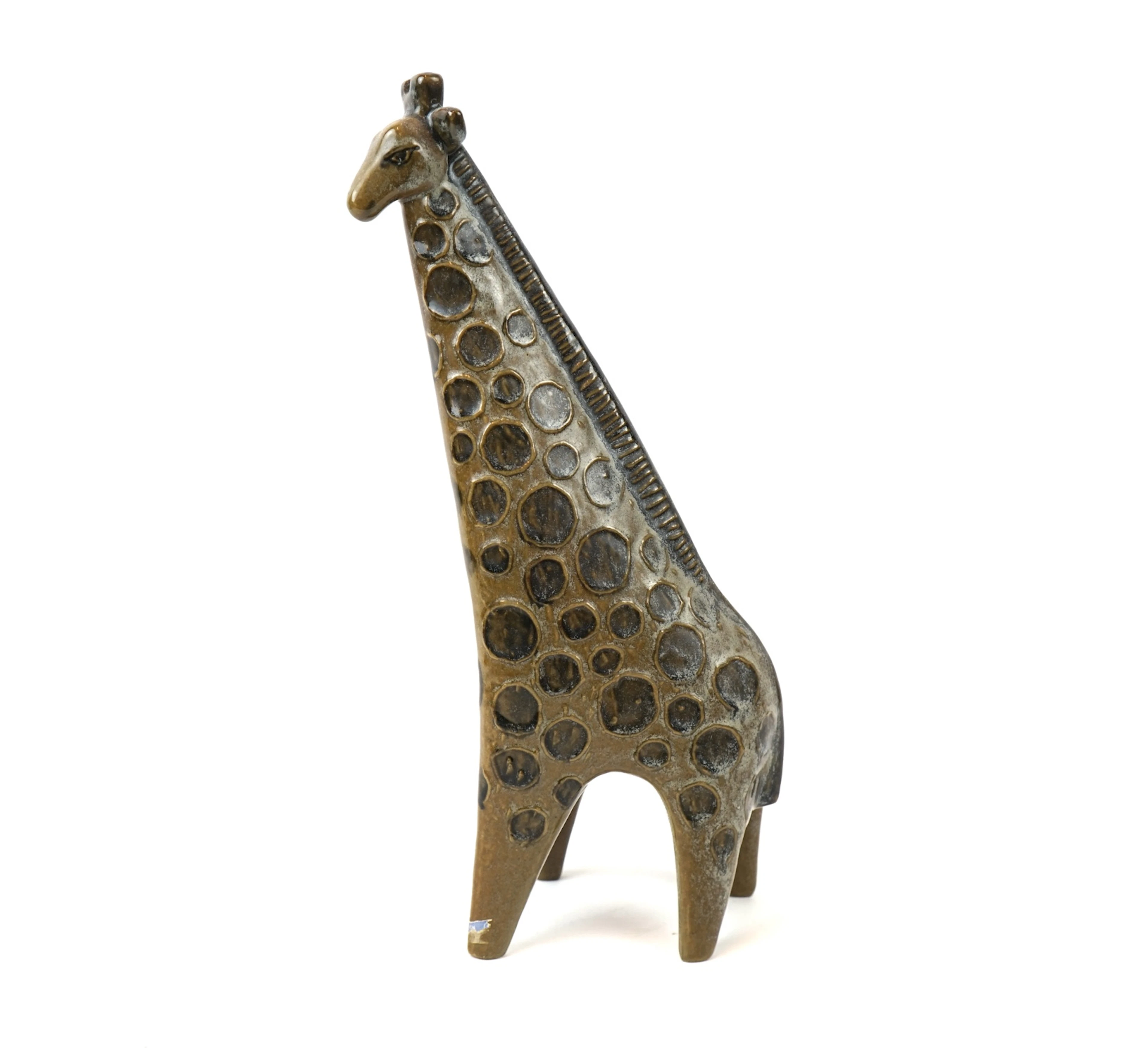 Lisa Larson, eine Steinzeugfigur, ''Giraffe'' aus der Serie ''The Big Zoo''