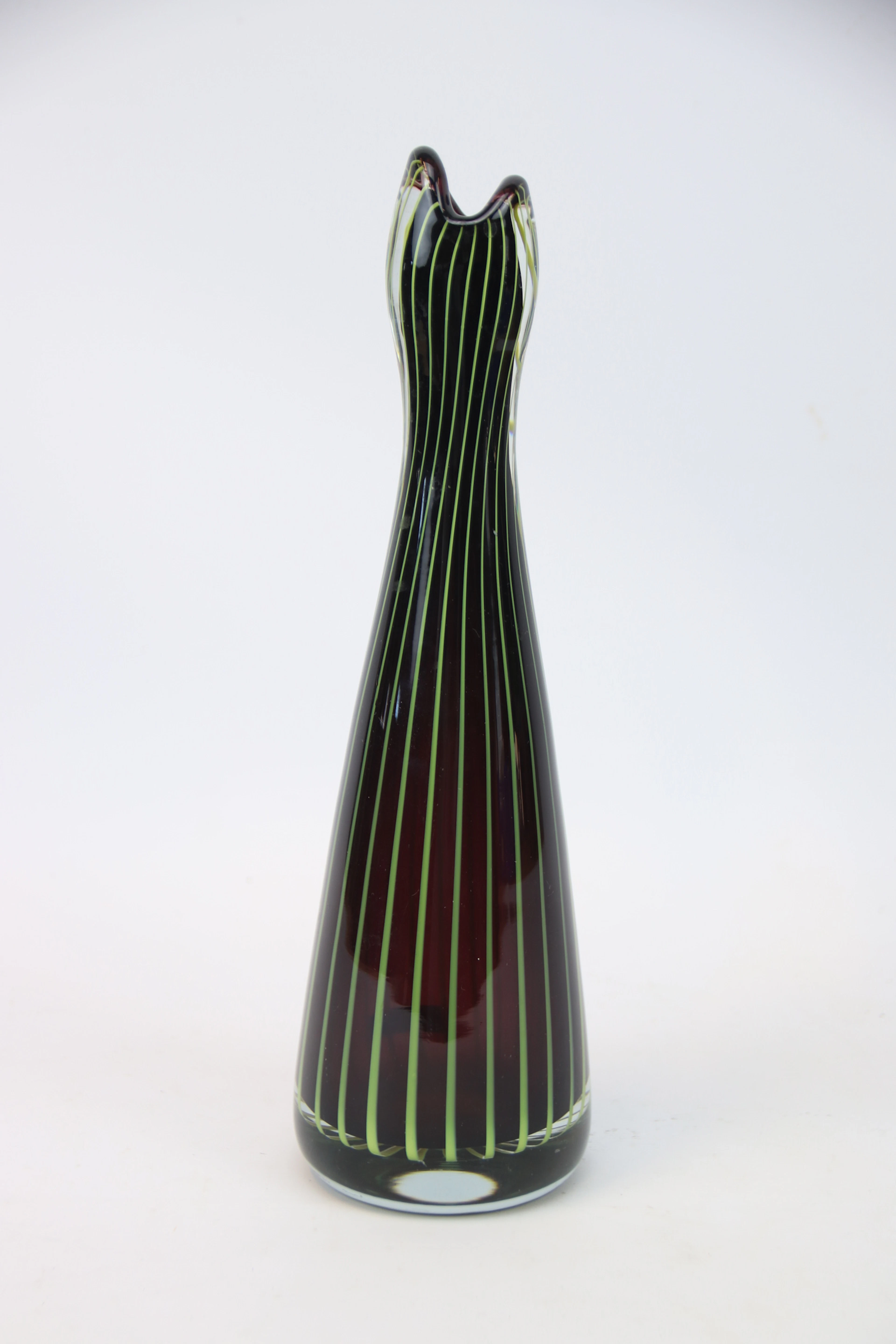 Vase, glass, Tammisaari.