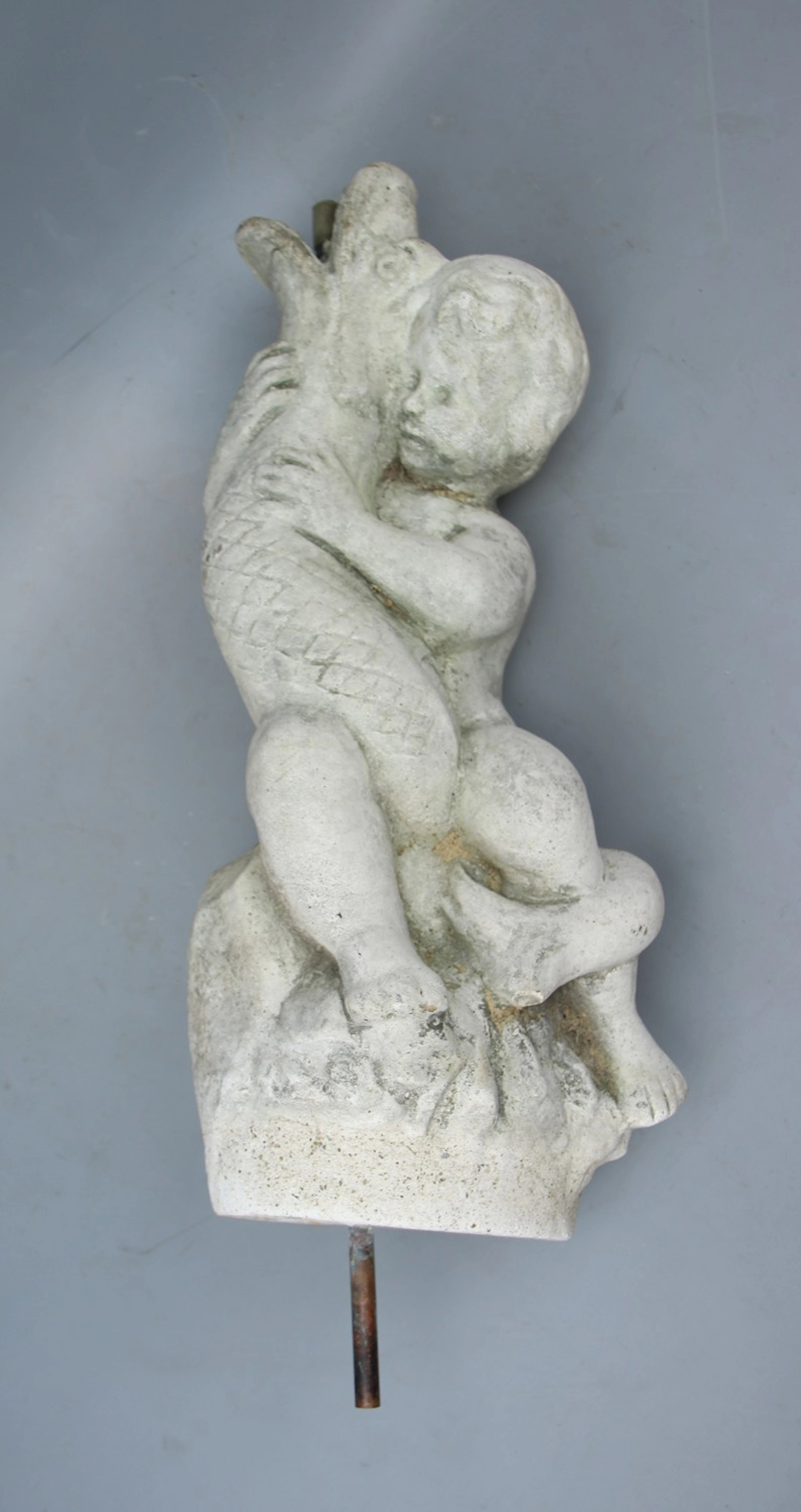Part for fountain/sculpture, concrete.