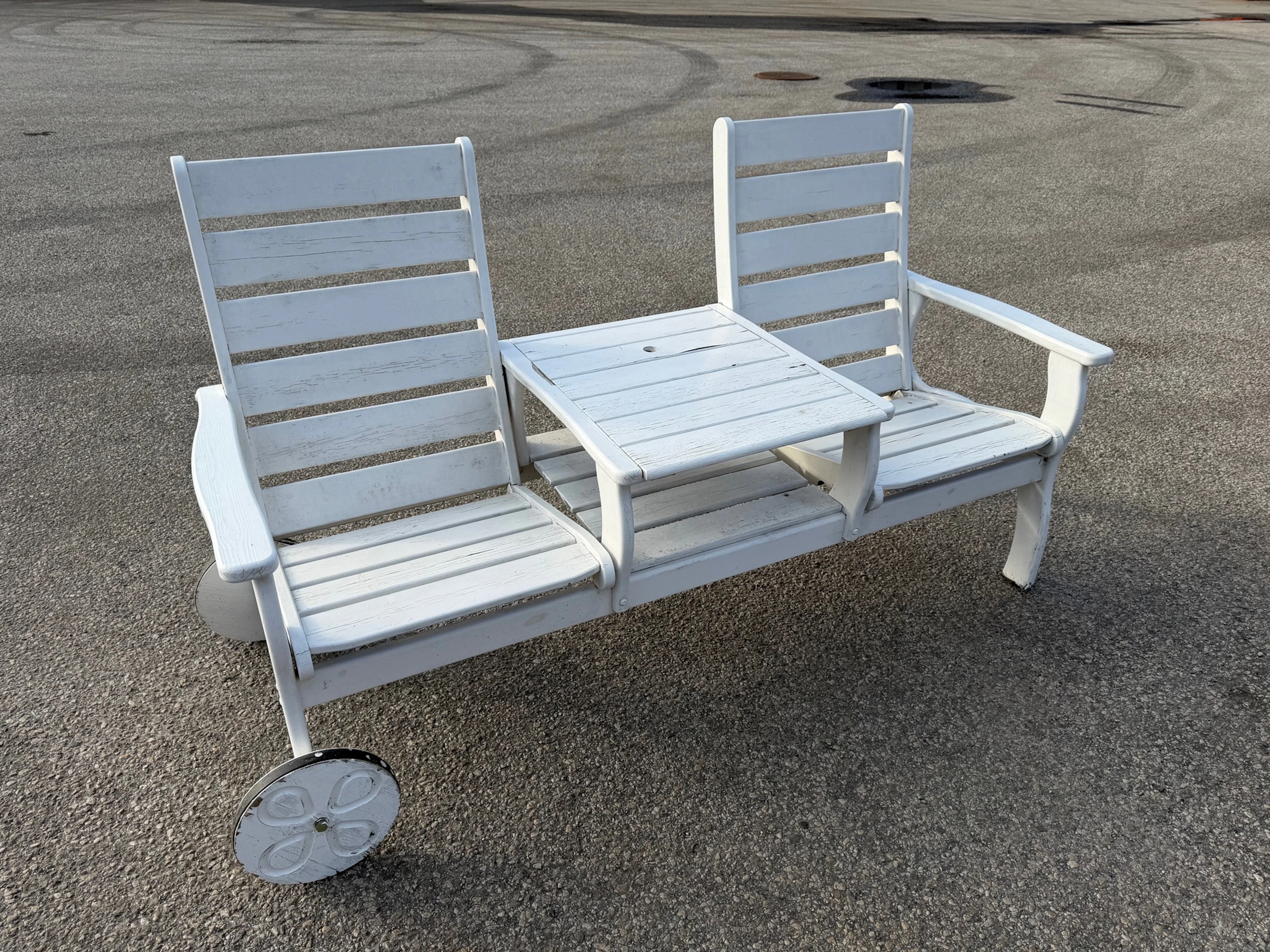 Mobili da giardino, legno.