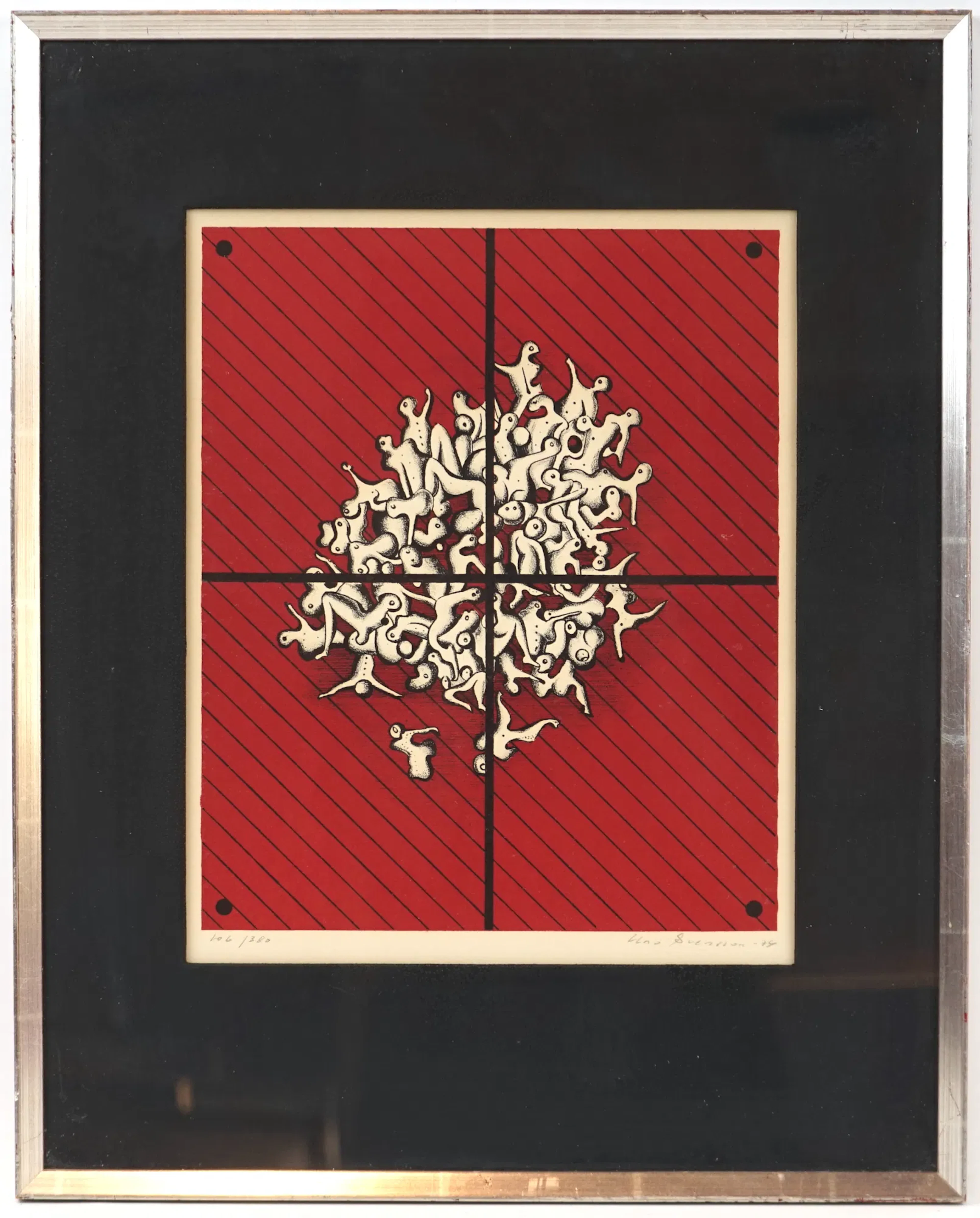 Uno Svensson, lithograph 106/380, signed, 1974.